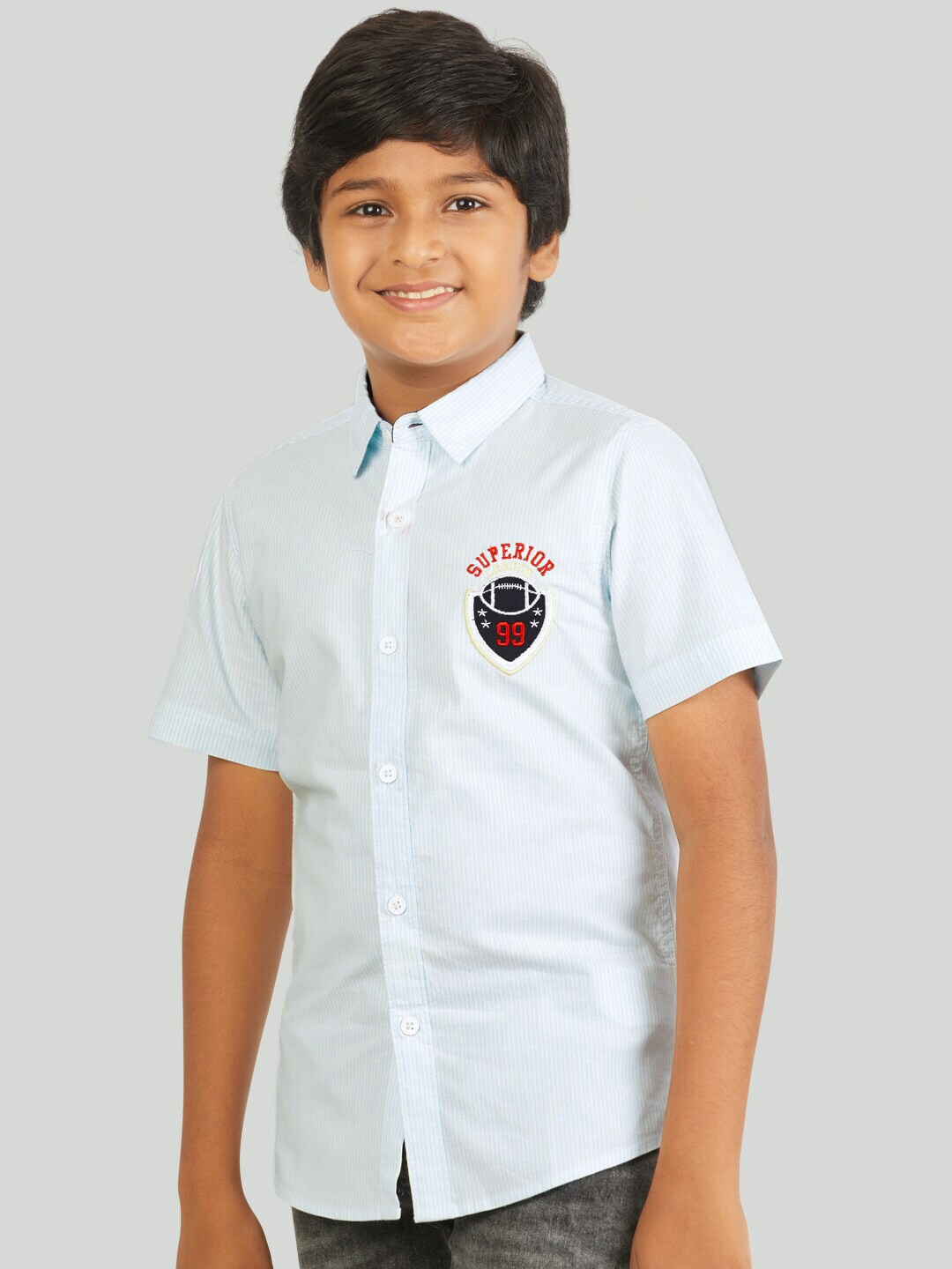 

Zalio Boys Blue Comfort Casual Shirt