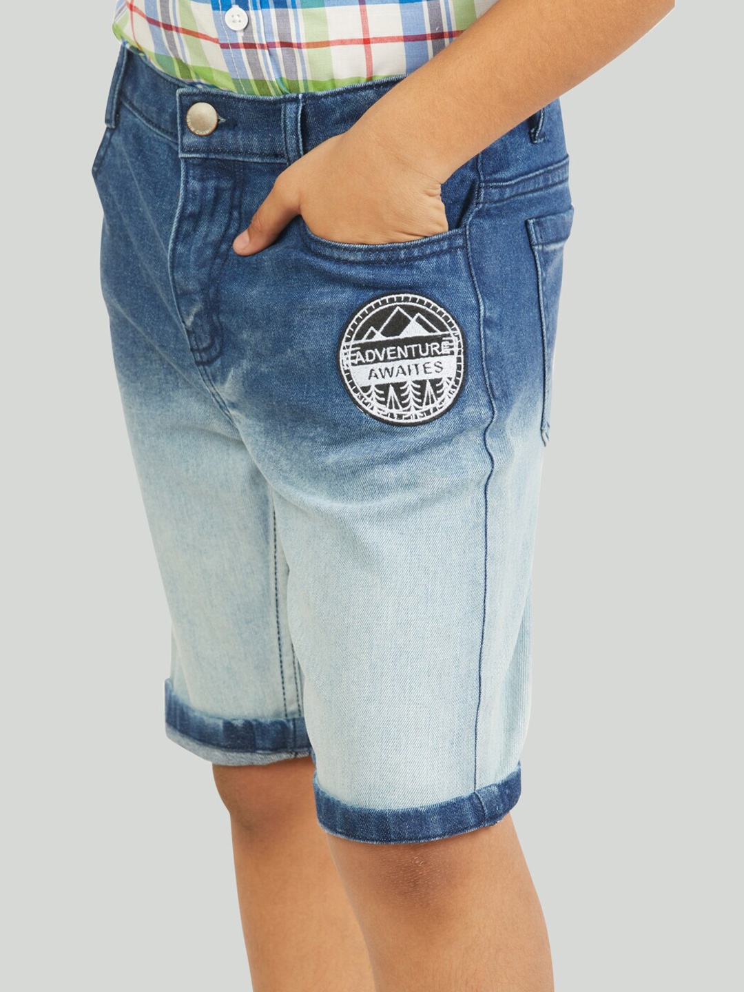 

Zalio Boys Blue Denim Shorts