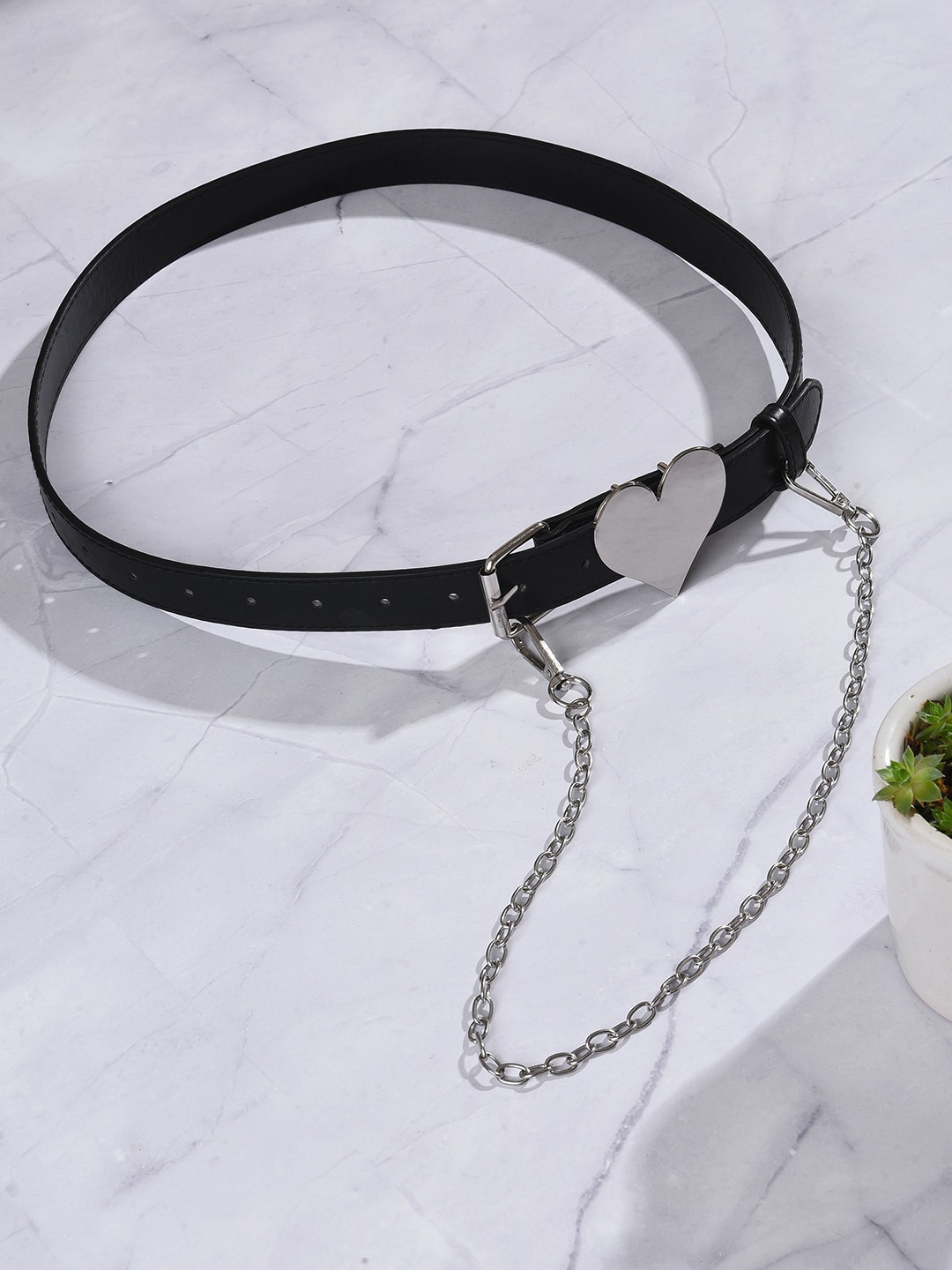 

HAUTE SAUCE by Campus Sutra Women Black Belt