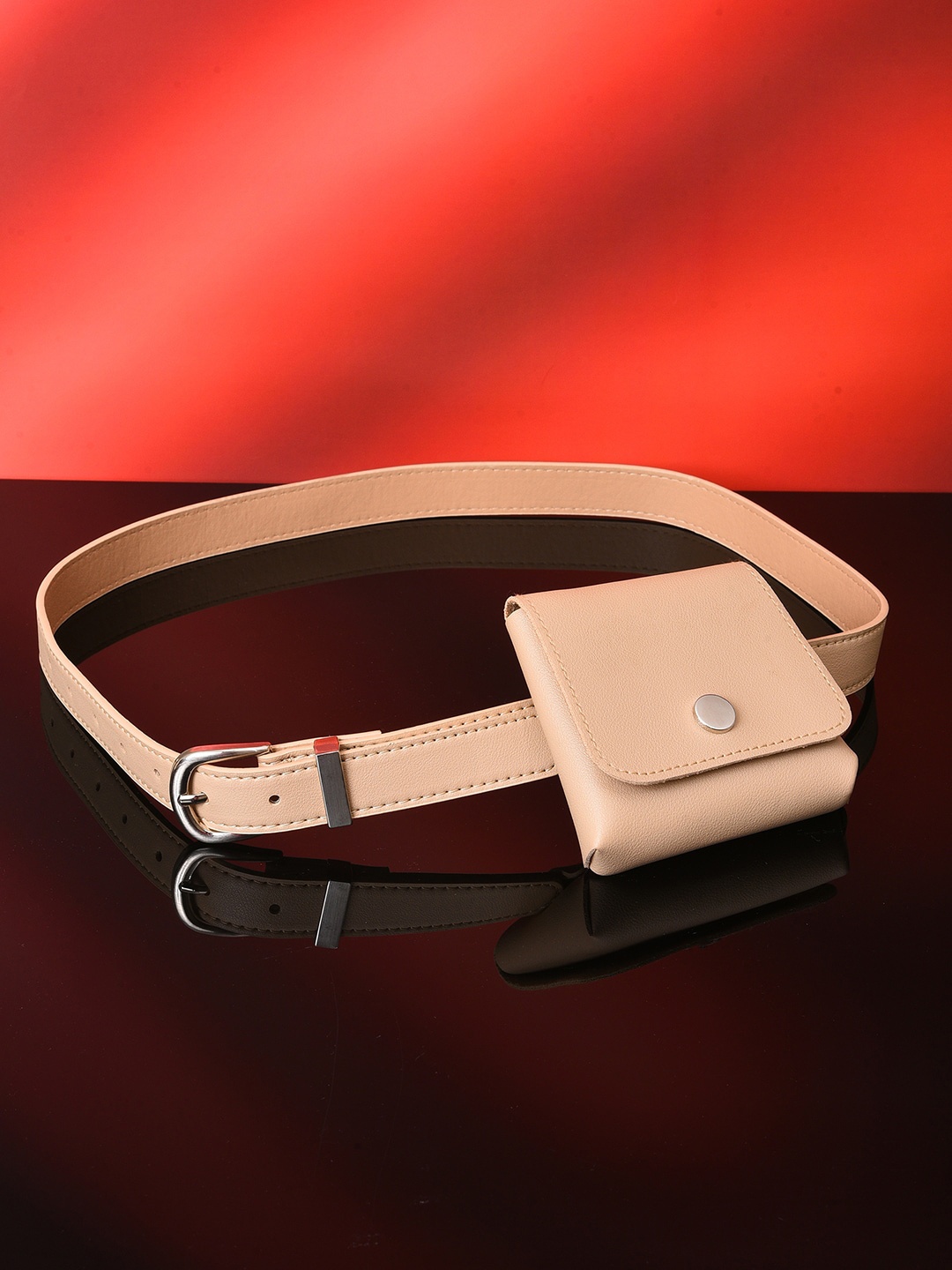 

HAUTE SAUCE by Campus Sutra Women Beige Belt