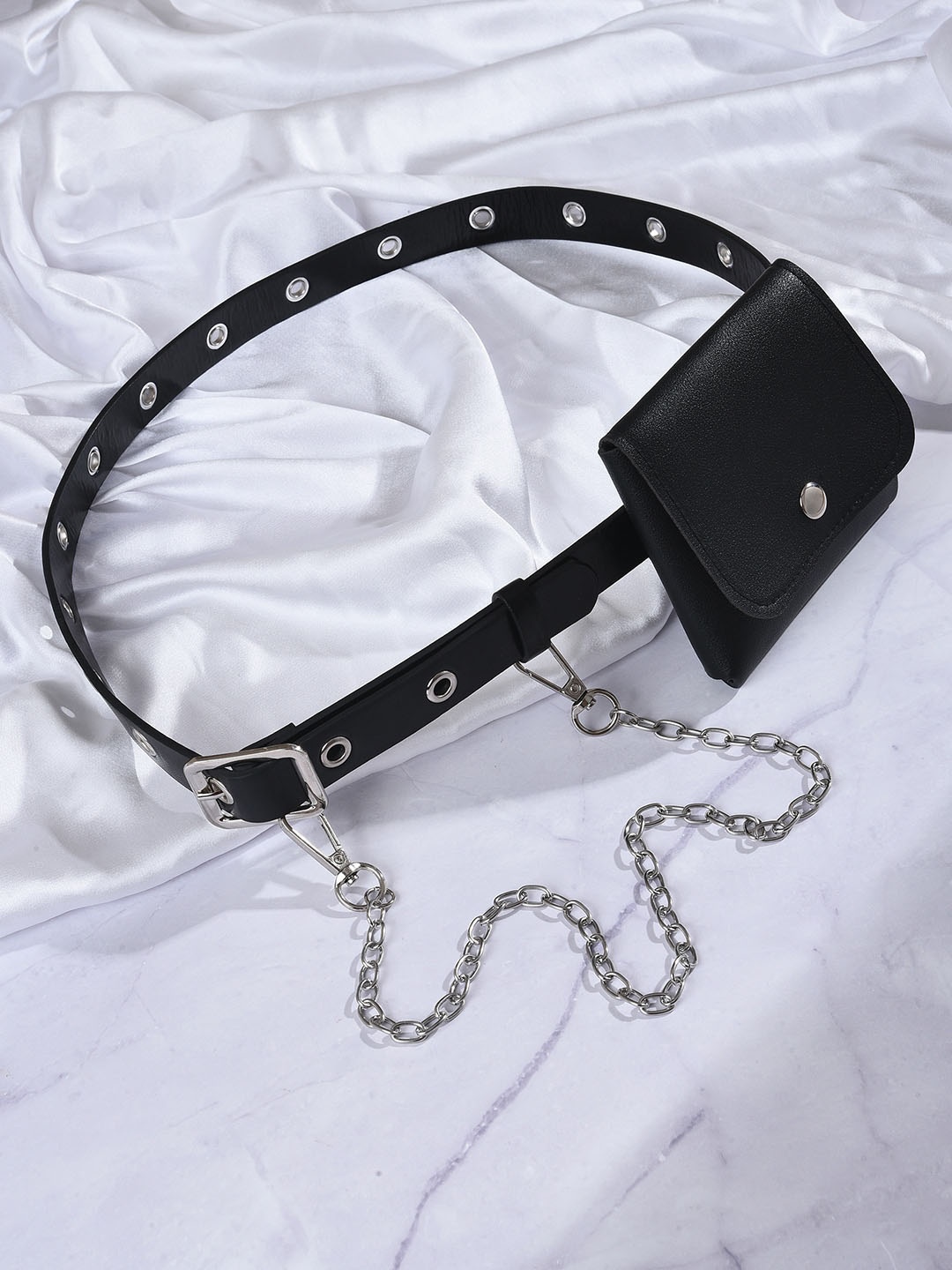 

HAUTE SAUCE by Campus Sutra Women Black Belt