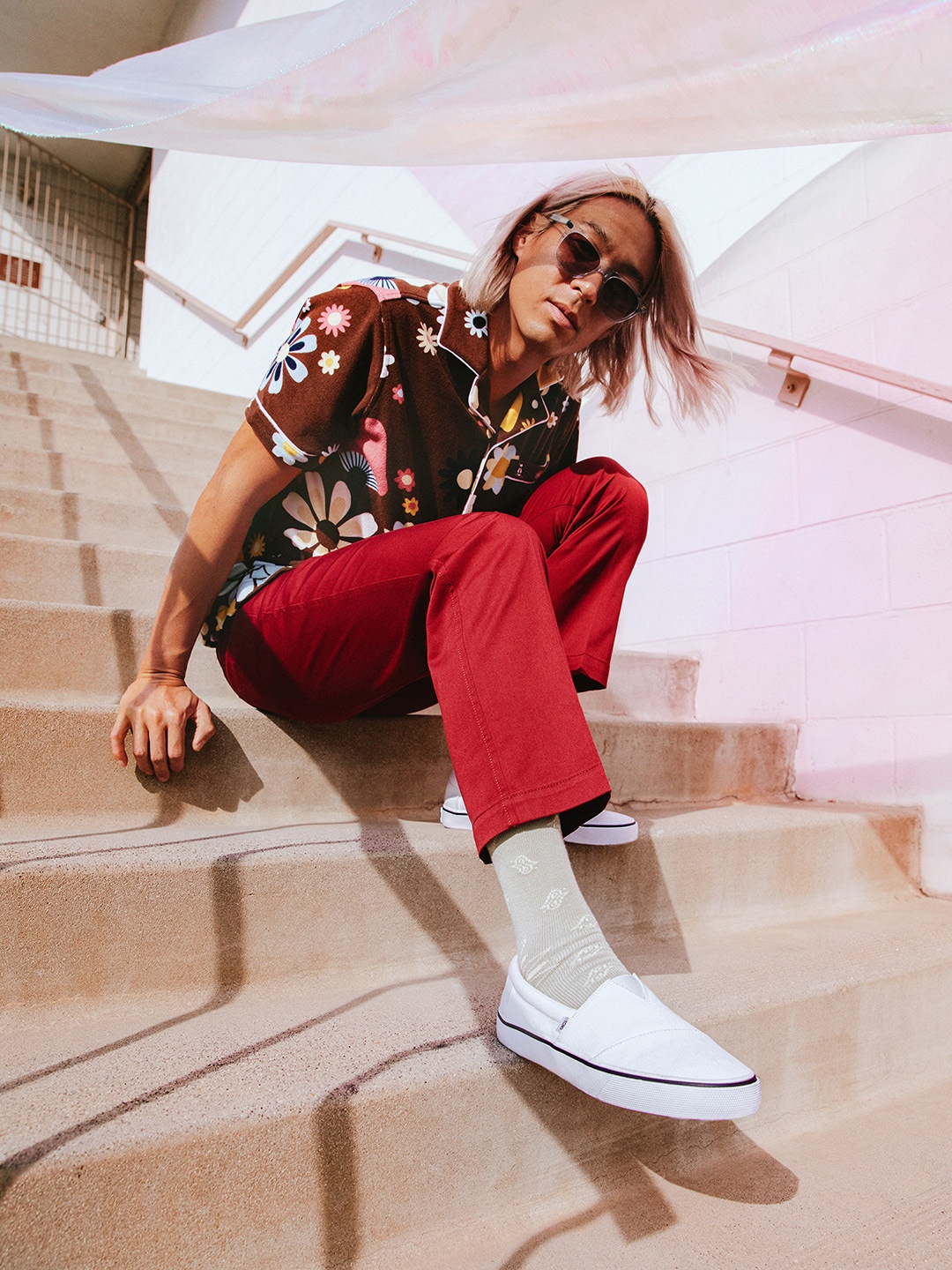 

TOMS Men White Solid Canvas Alpargata Fenix Slip-On Sneakers