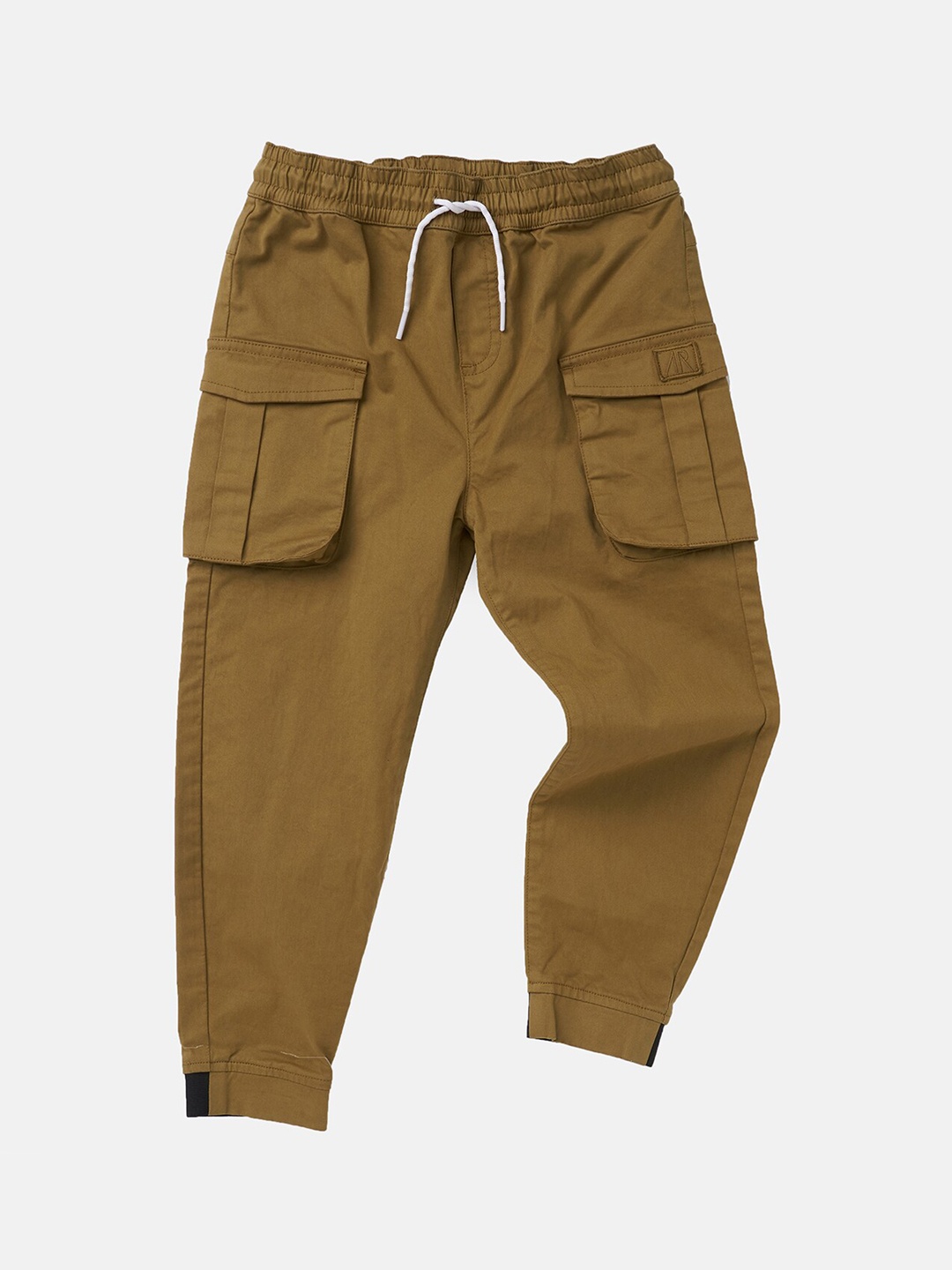 

Angel & Rocket Boys Khaki Smart Cargos Trousers