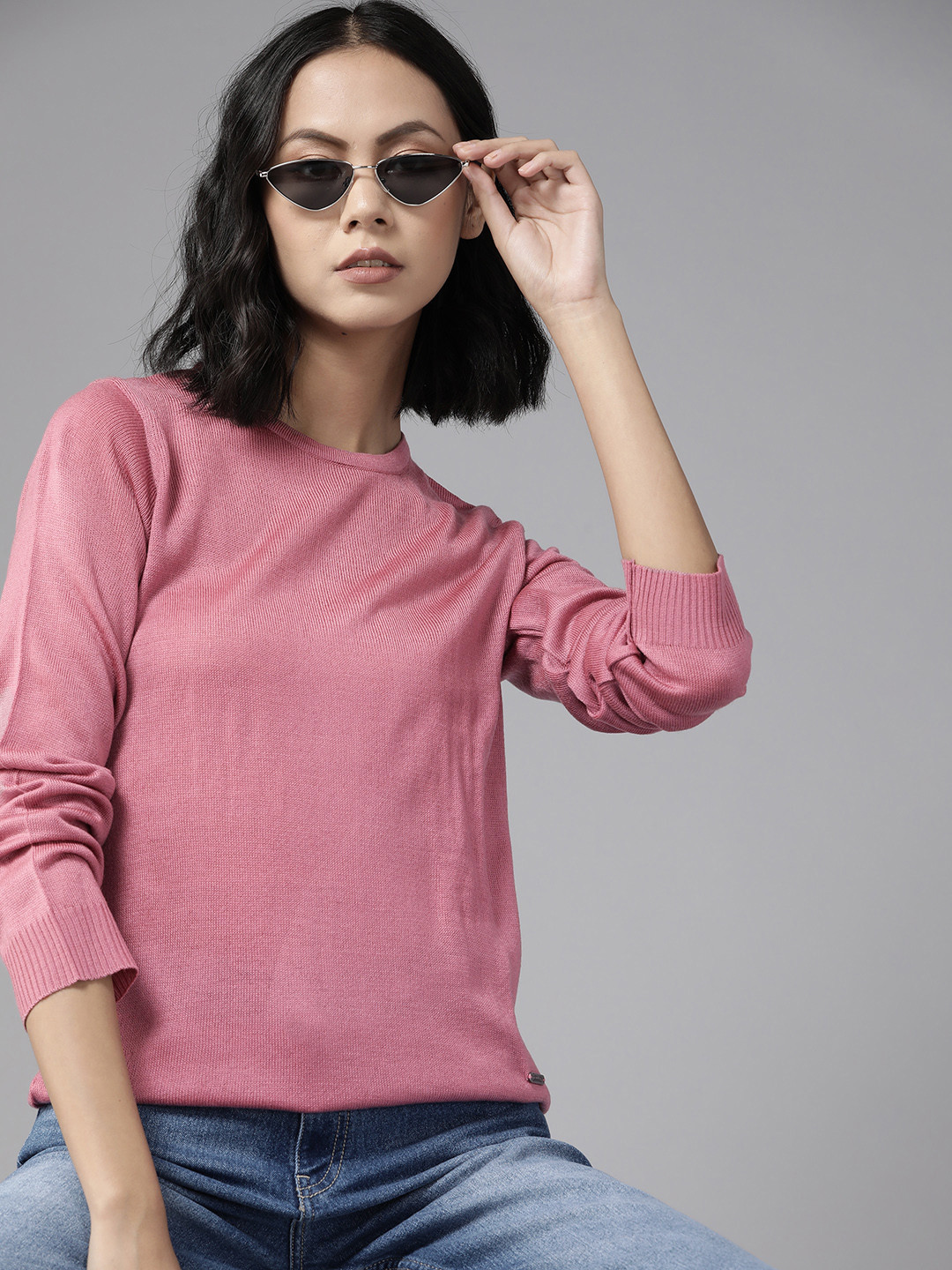 

Roadster Women Pink Pullover
