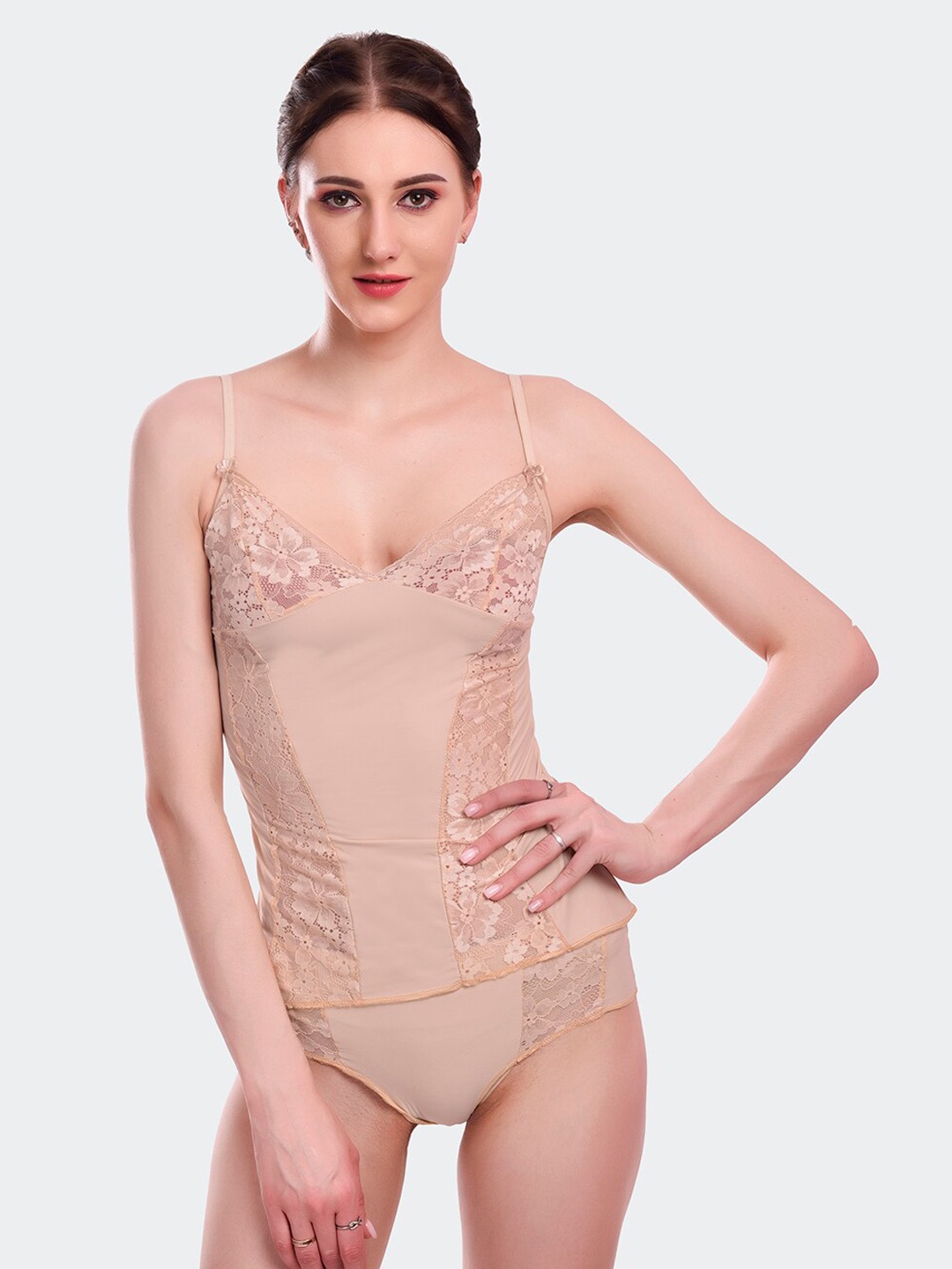 

Fleurt Gold-Toned Halter Neck Baby Doll, Rose gold