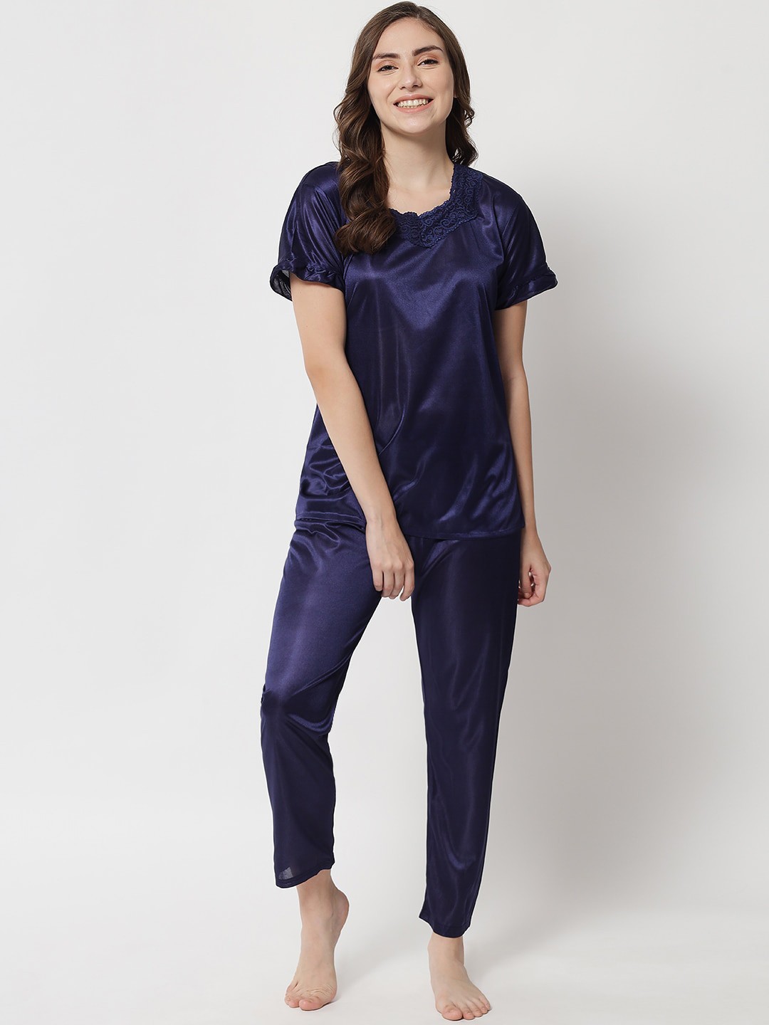 

Klamotten Women Navy Blue Night suit