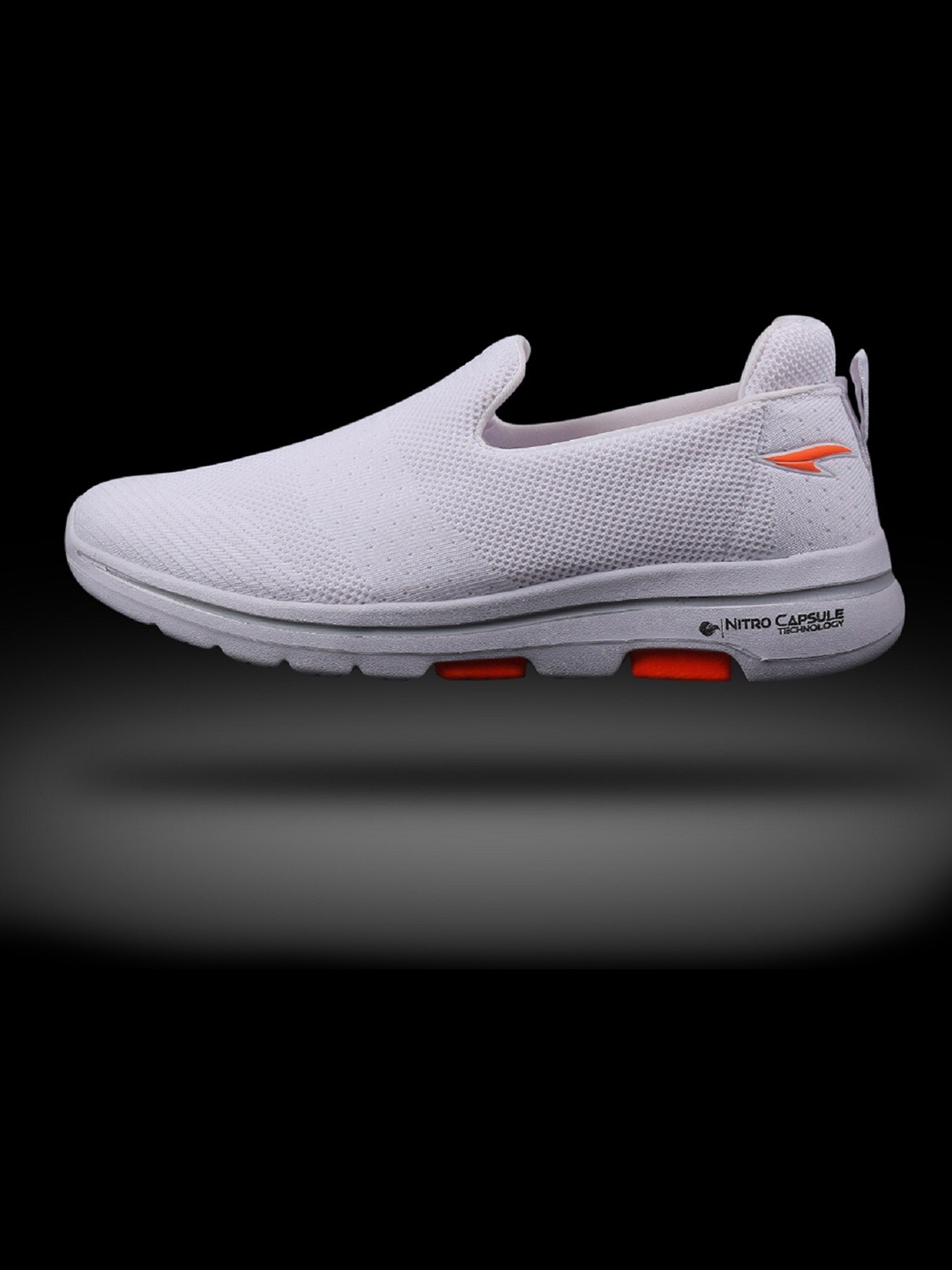 

ASIAN Men White Woven Design Slip-On Sneakers