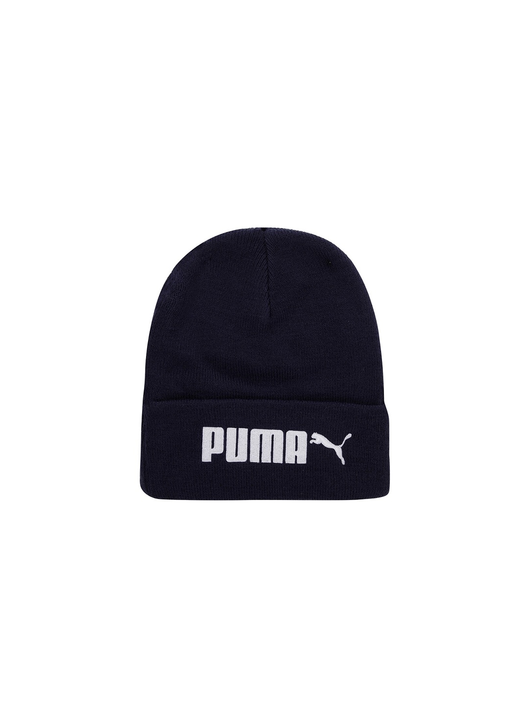 

Puma Unisex Blue Solid Ess Beanie No. 2 Cap