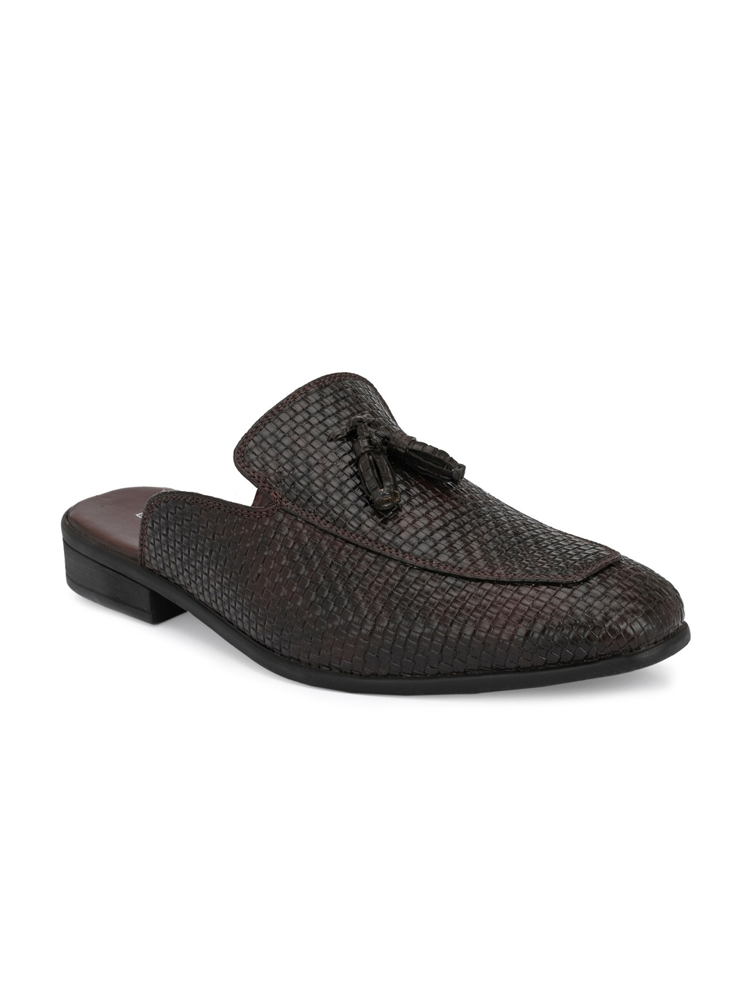 

El Paso Men Brown Textured Loafers