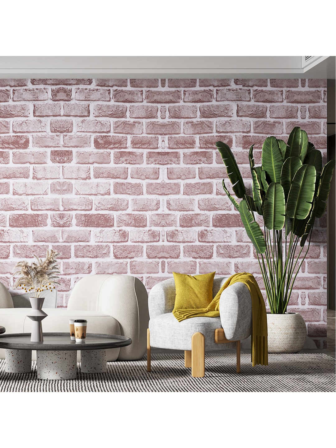 

Ispace Brown Printed Waterproof Wallpaper