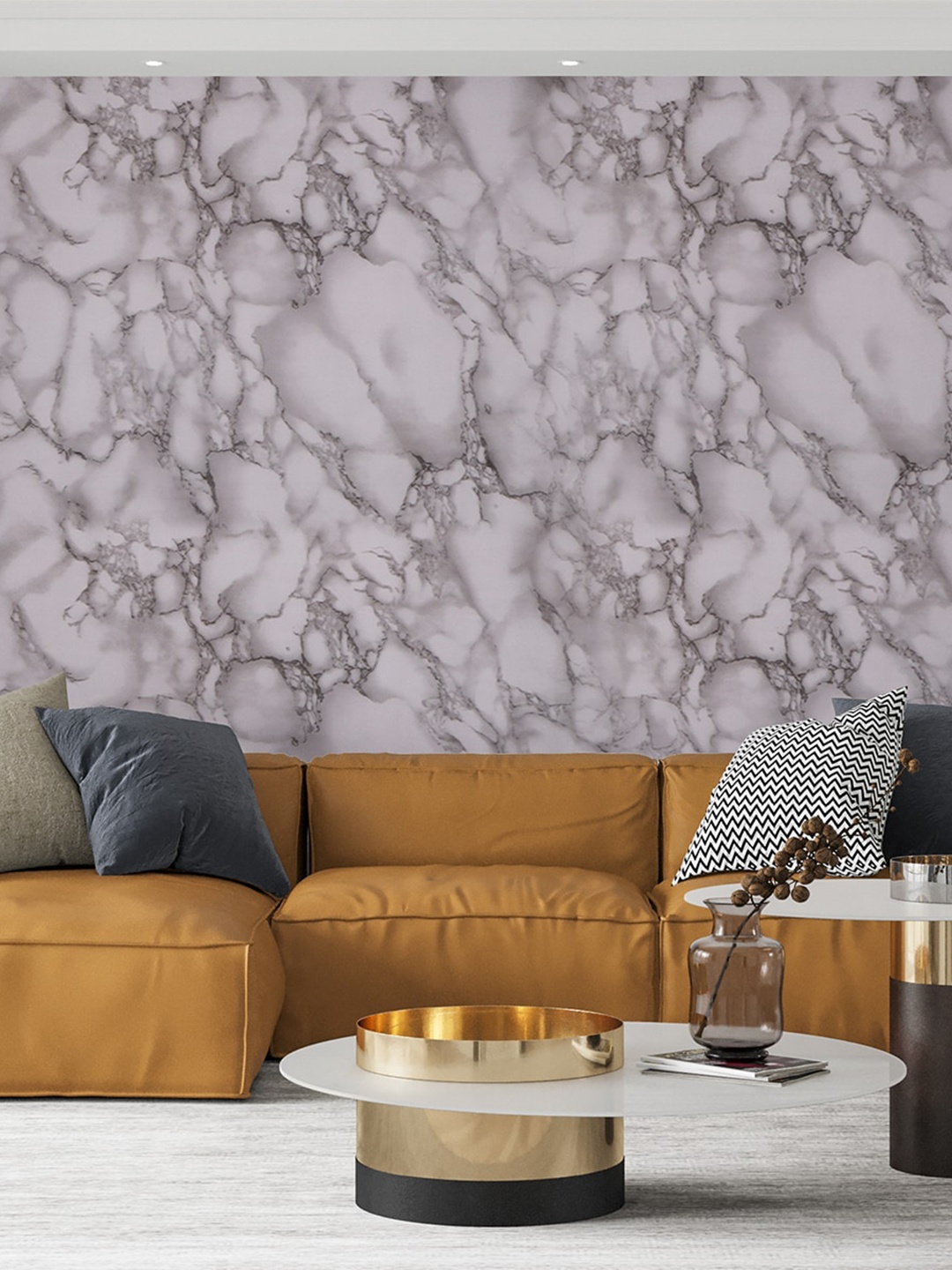 

Ispace Grey Printed Waterproof Wallpaper