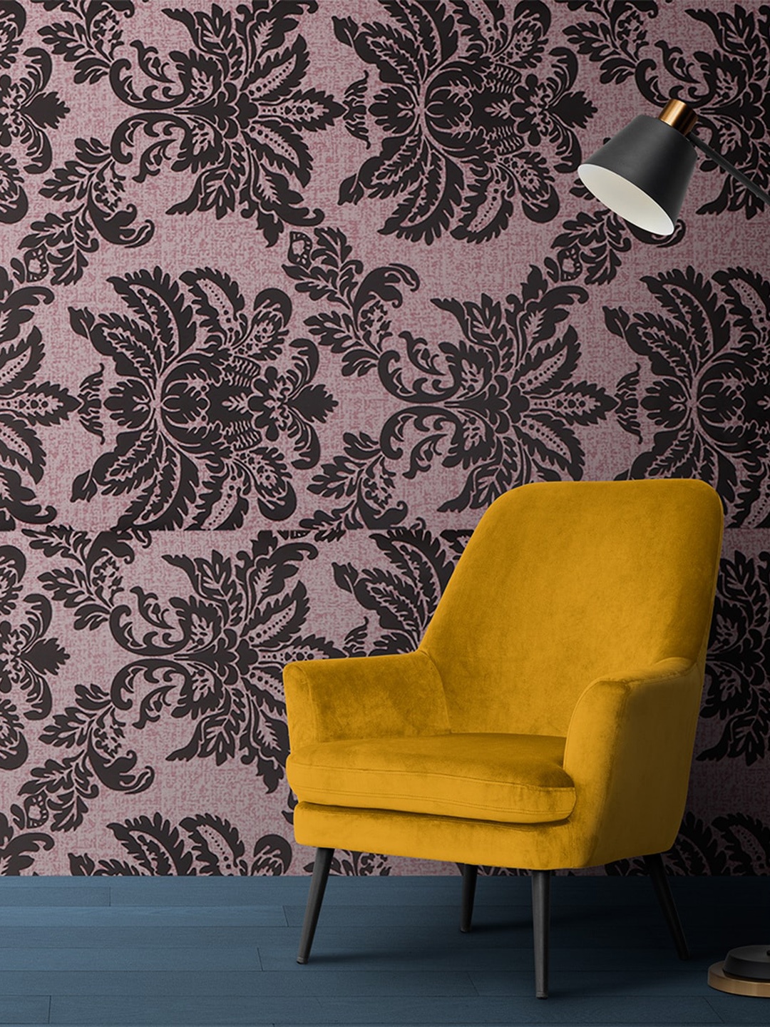 

Ispace Pink & Brown Printed Self Adhesive & Waterproof Wallpaper