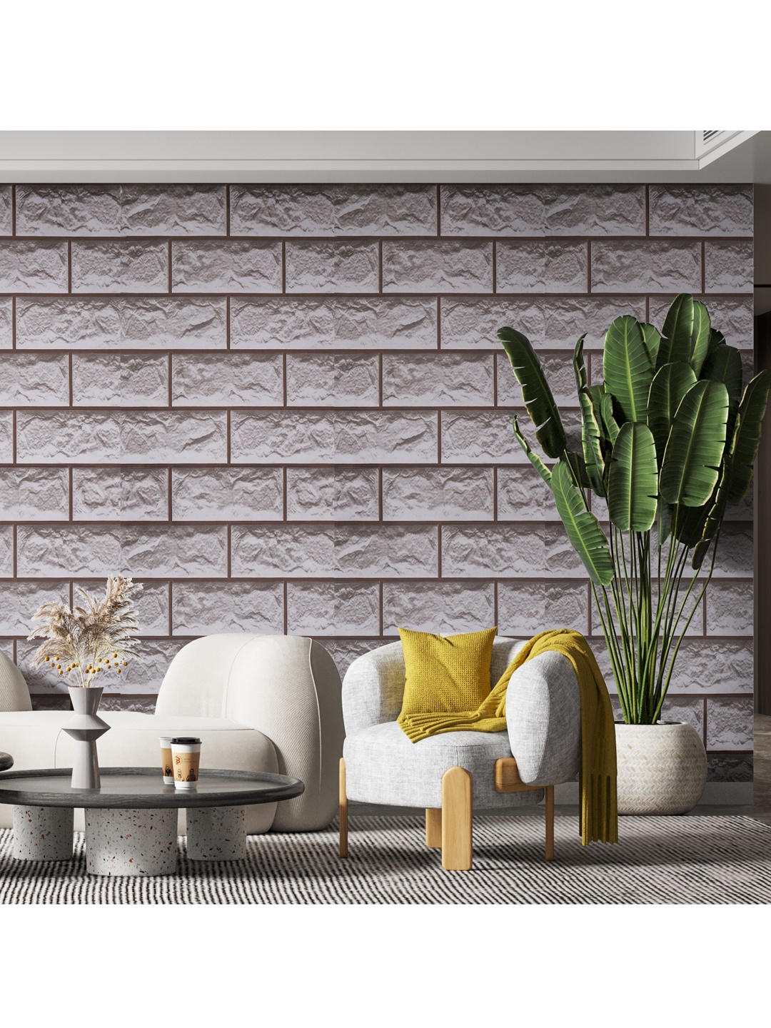 

Ispace Grey Printed Self Adhesive & Waterproof Wallpaper