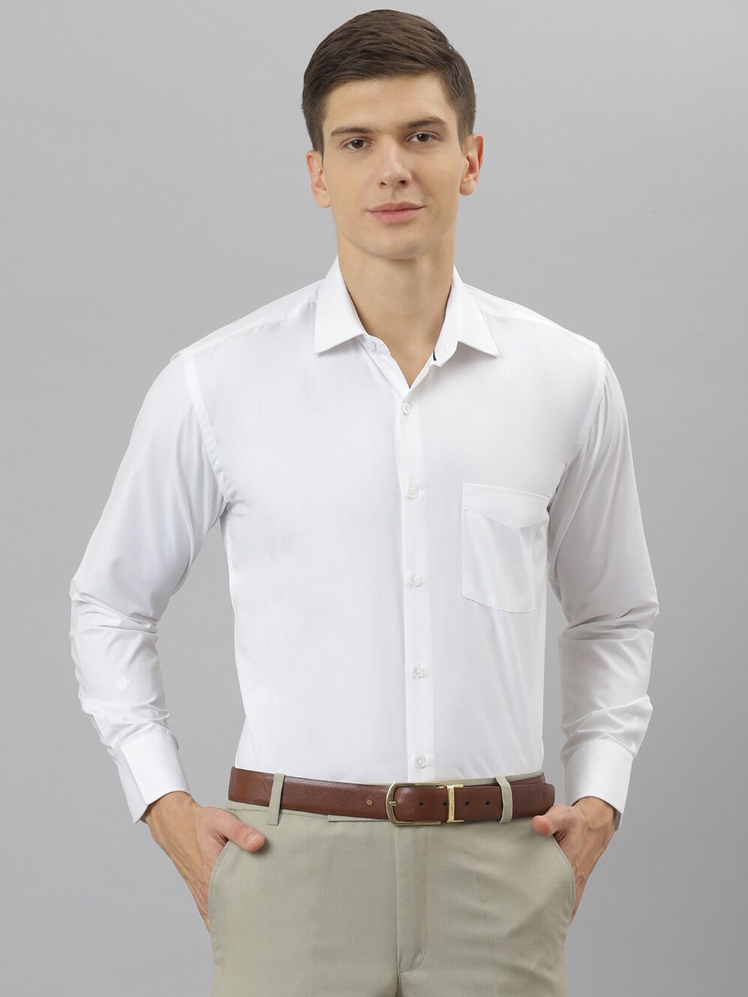 

Richlook Men White Formal Shirt