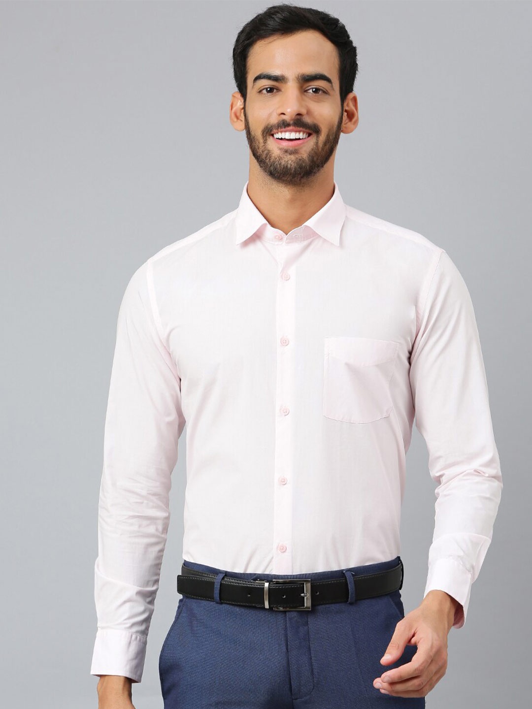 

Richlook Men Pink Formal Shirt
