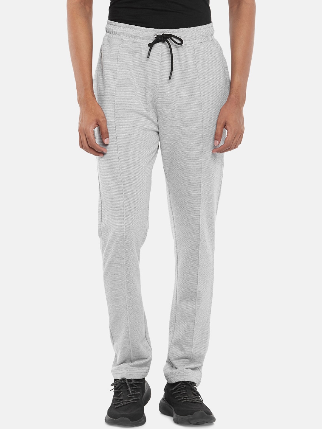 

Ajile by Pantaloons Men Grey Solid Slim-Fit Track Pants