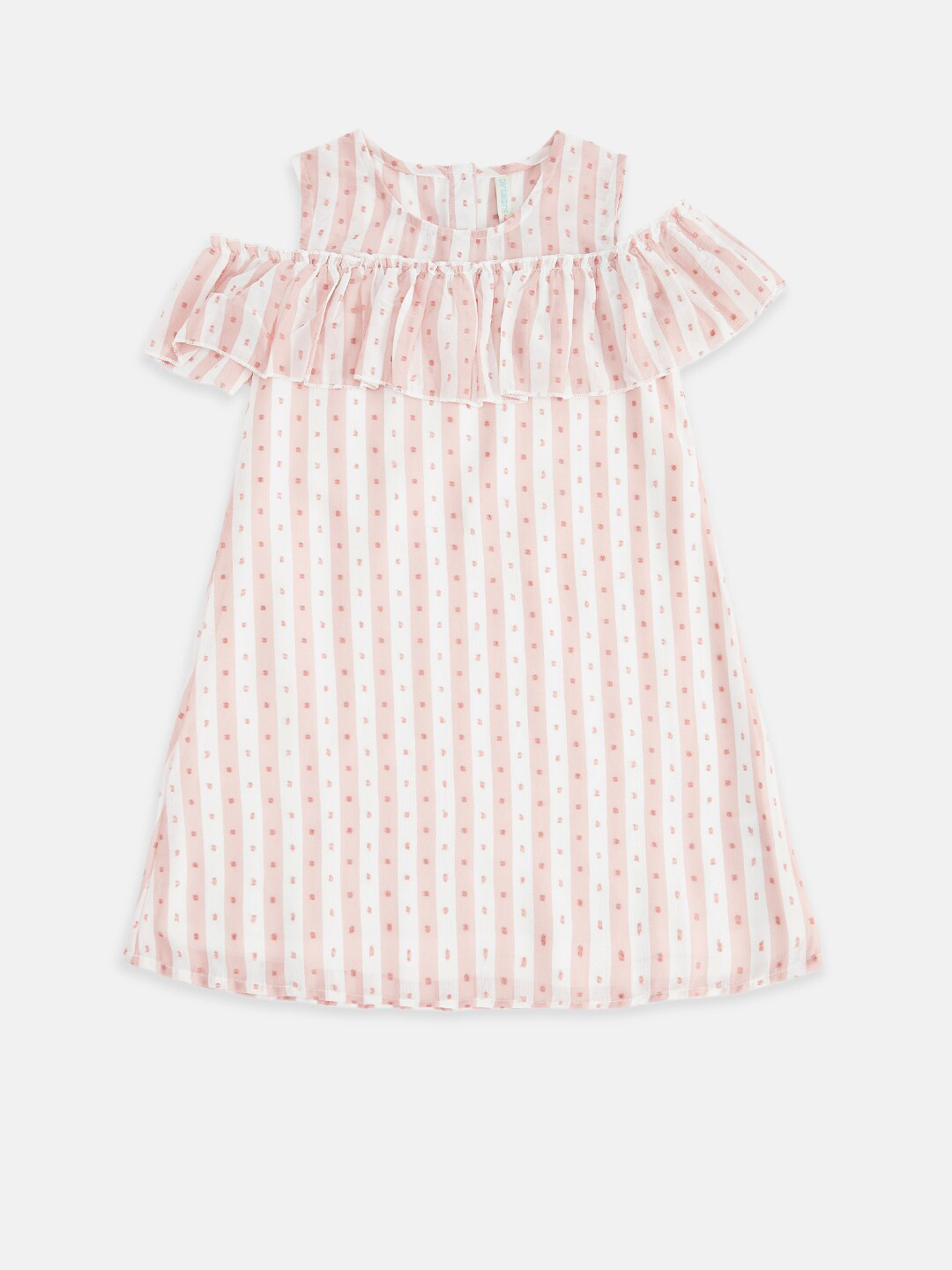

Pantaloons Junior Coral A-Line Dress