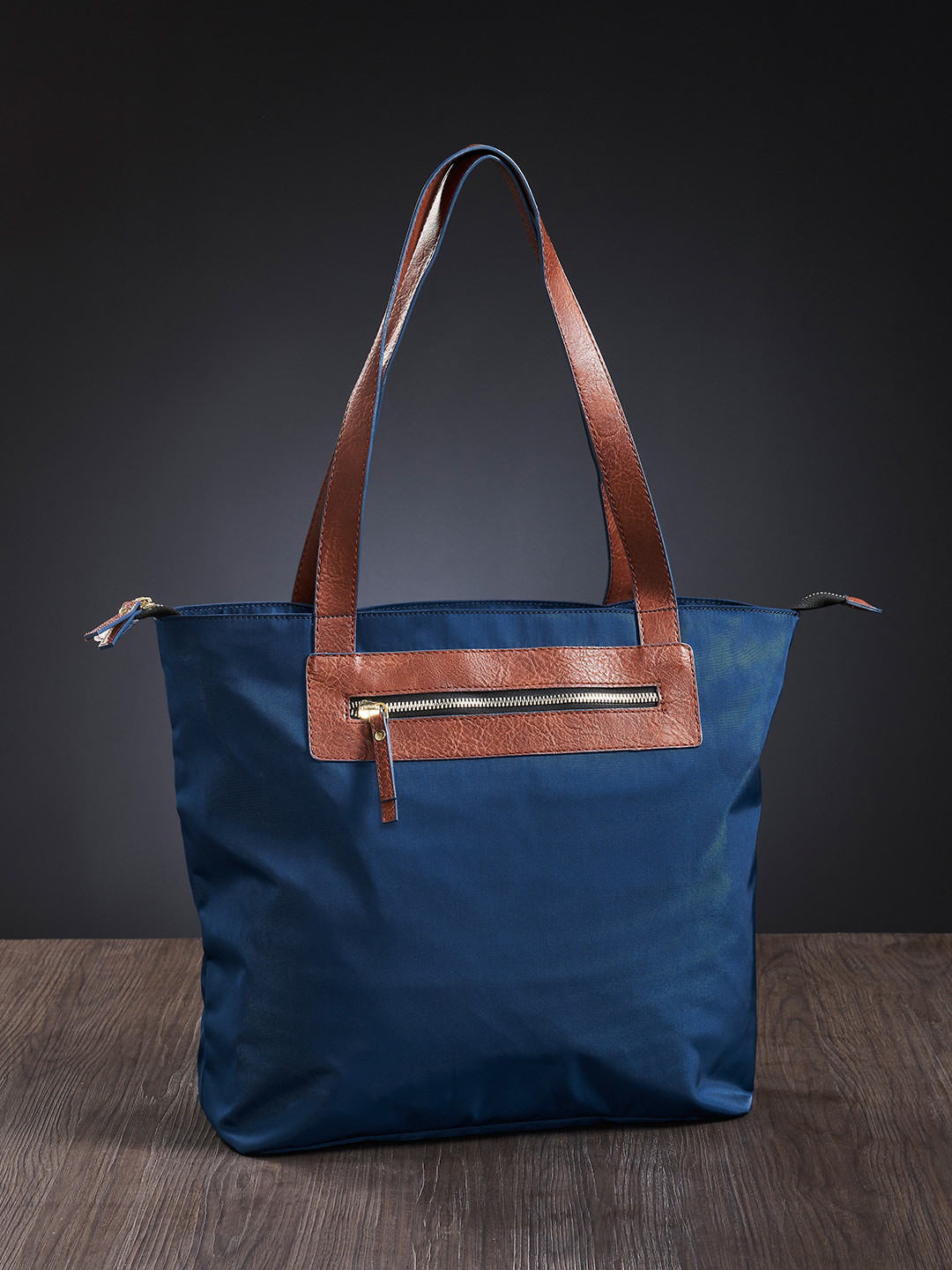 

Mona B Navy Blue Set of 2 Handbag