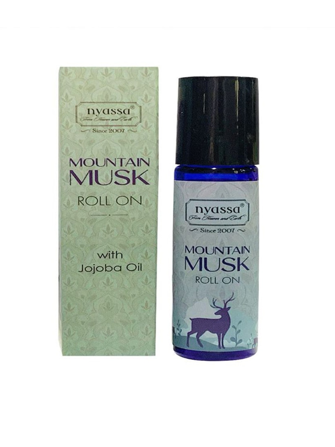 

Nyassa Mountain Musk Roll On With Jojoba Oil 10ml, Off white