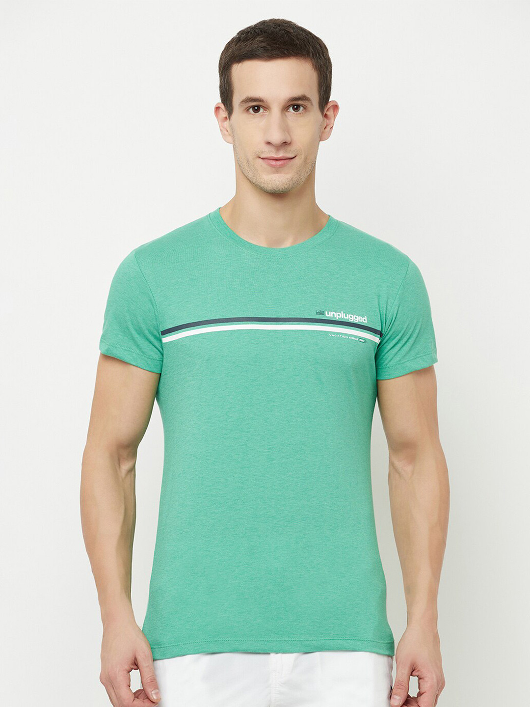 

Octave Men Green T-shirt