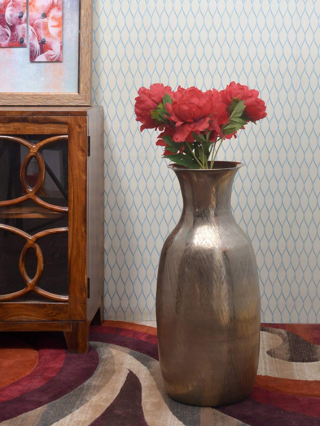 

Athome by Nilkamal Gold-Toned Textured Vases