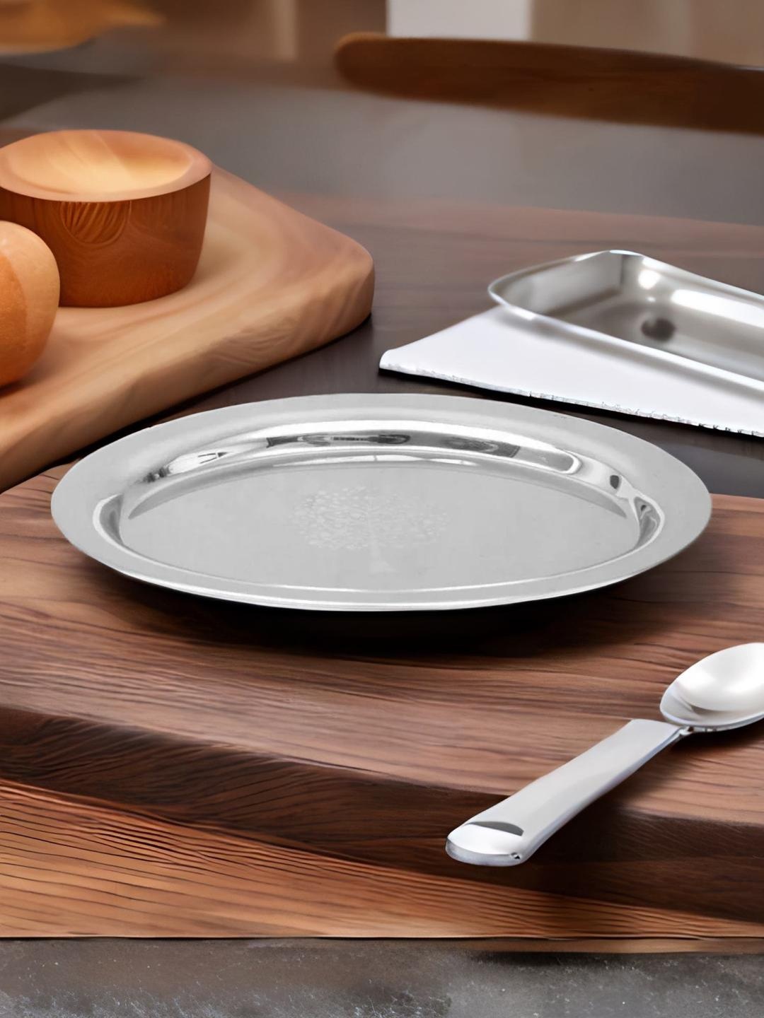 

Athome by Nilkamal Stainless Steel Rice Platter