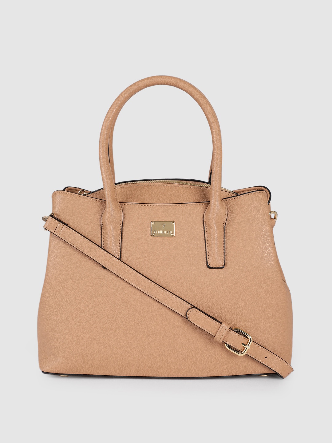 

Van Heusen Dusty Pink Structured Handheld Bag, Rose
