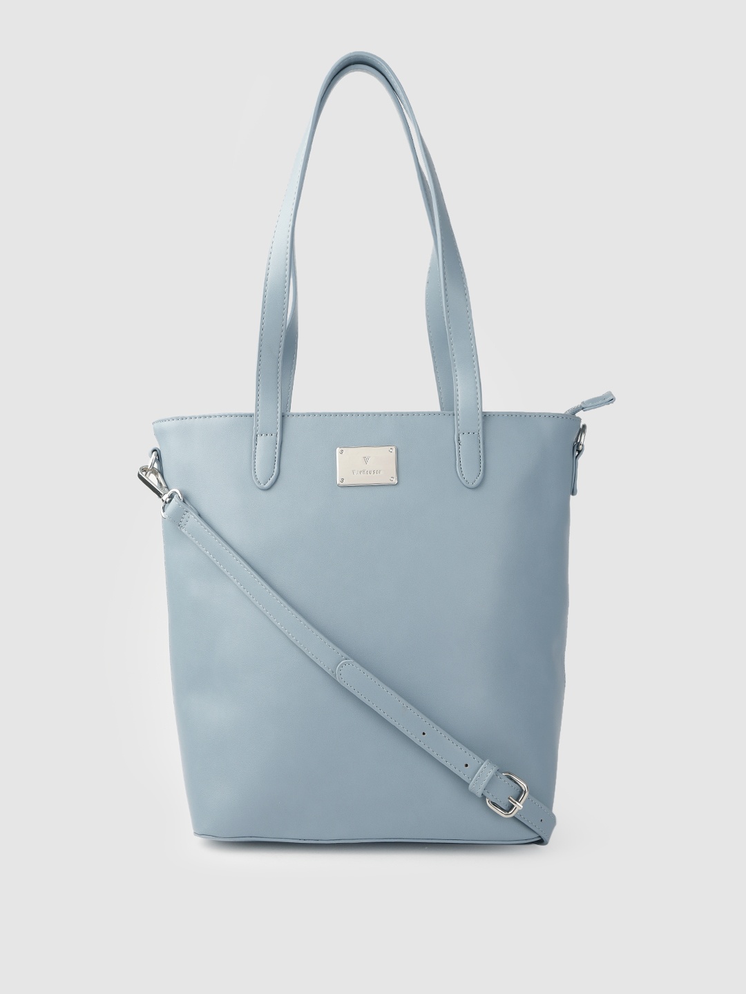 

Van Heusen Women Blue Solid Structured Shoulder Bag