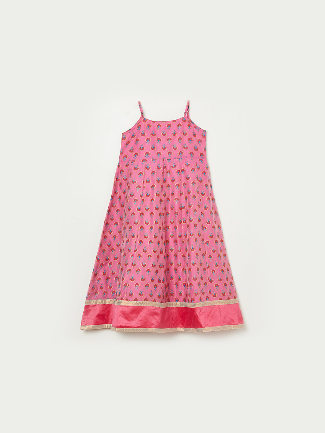 

Melange by Lifestyle Pink Floral A-Line Dress