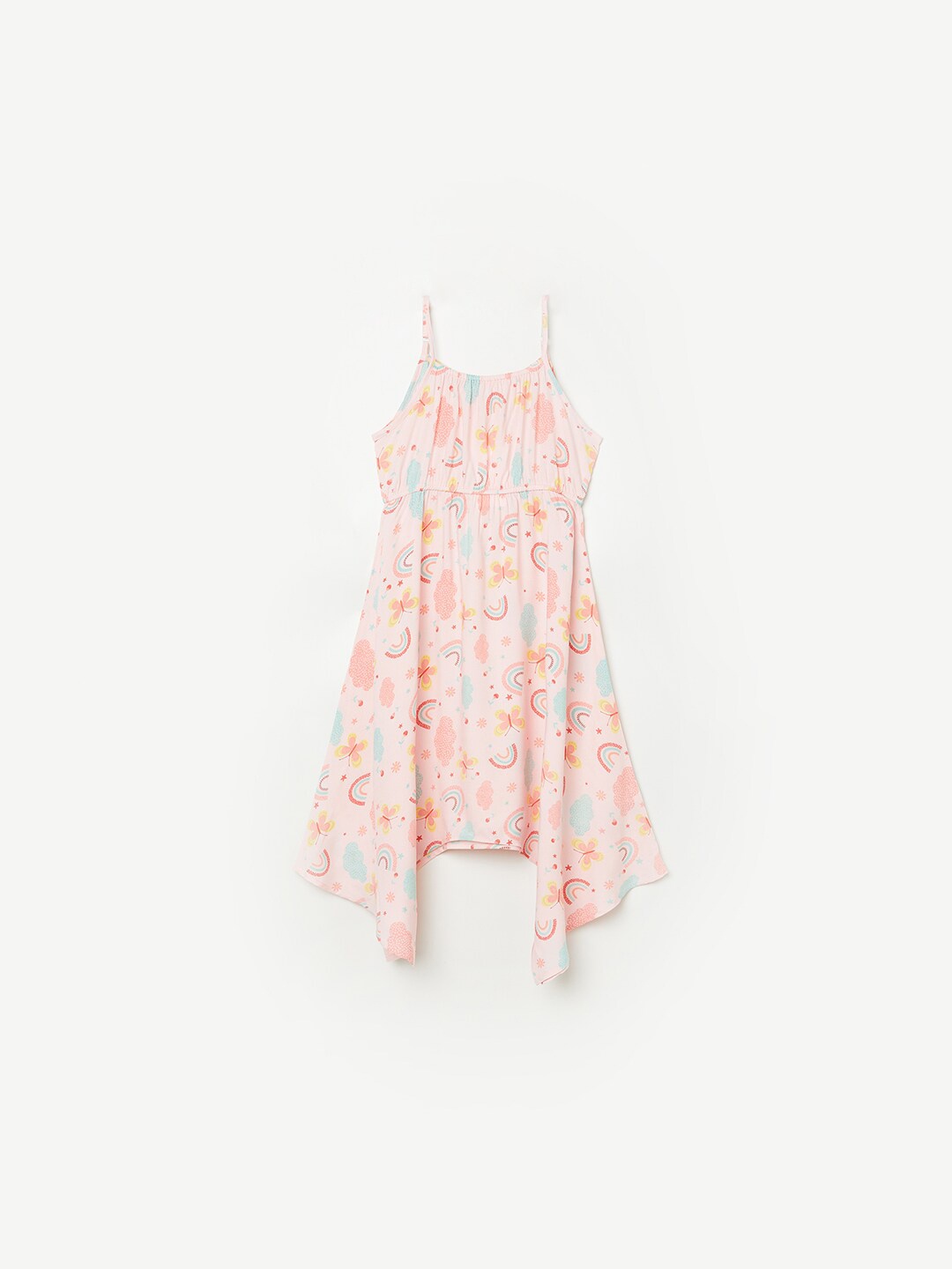 

Bossini Pink Floral A-Line Dress