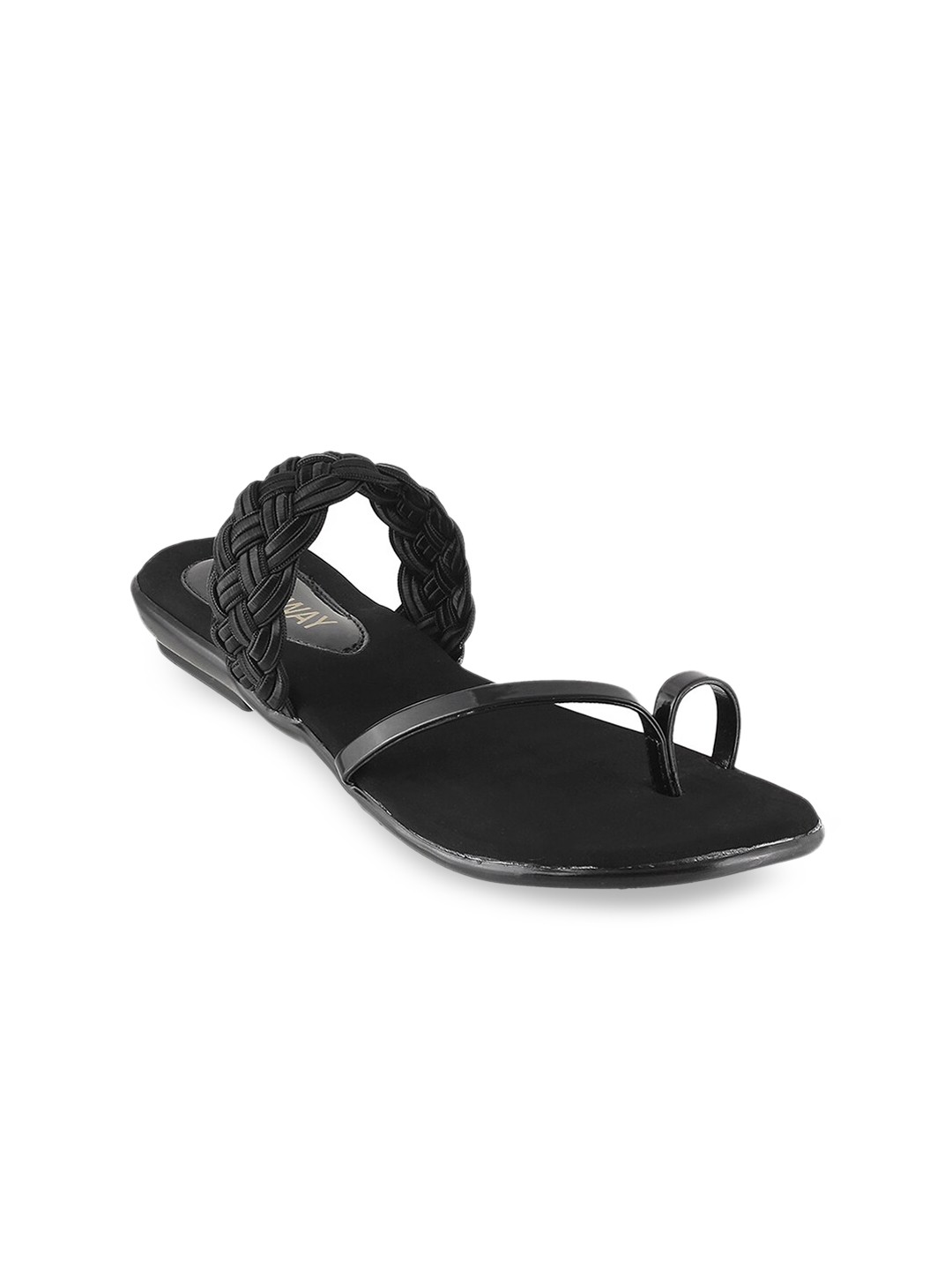 

WALKWAY by Metro Women Black One Toe Flats
