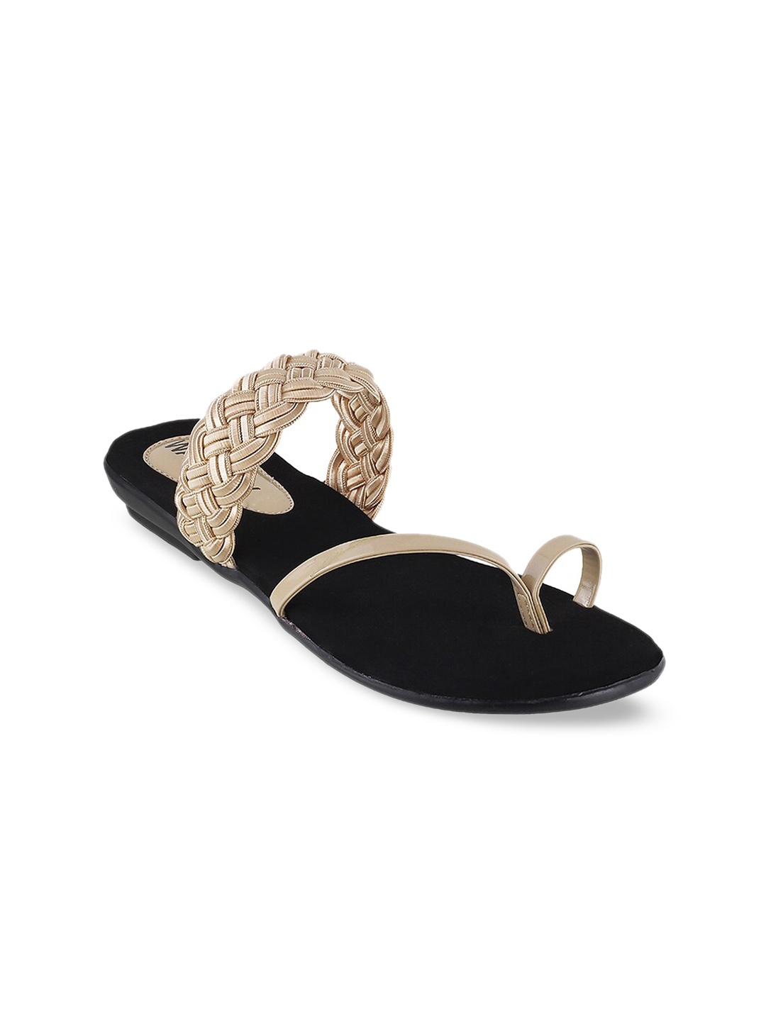 

WALKWAY by Metro Women Beige One Toe Flats
