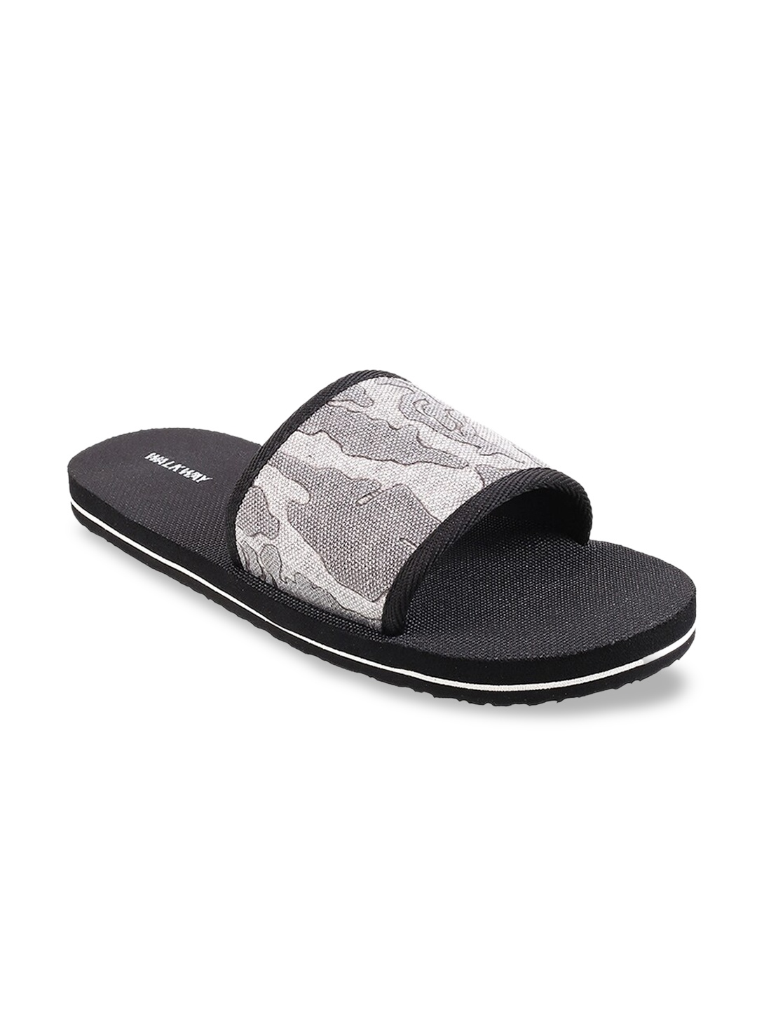 

WALKWAY by Metro Women Grey Printed Open Toe Flats