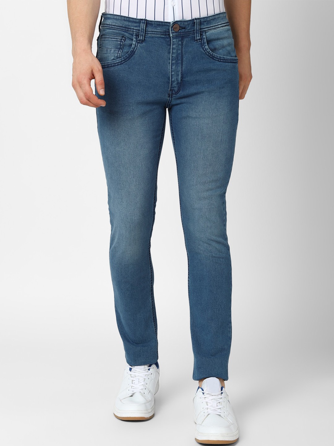 

Van Heusen Sport Men Blue Skinny Fit Heavy Fade Jeans