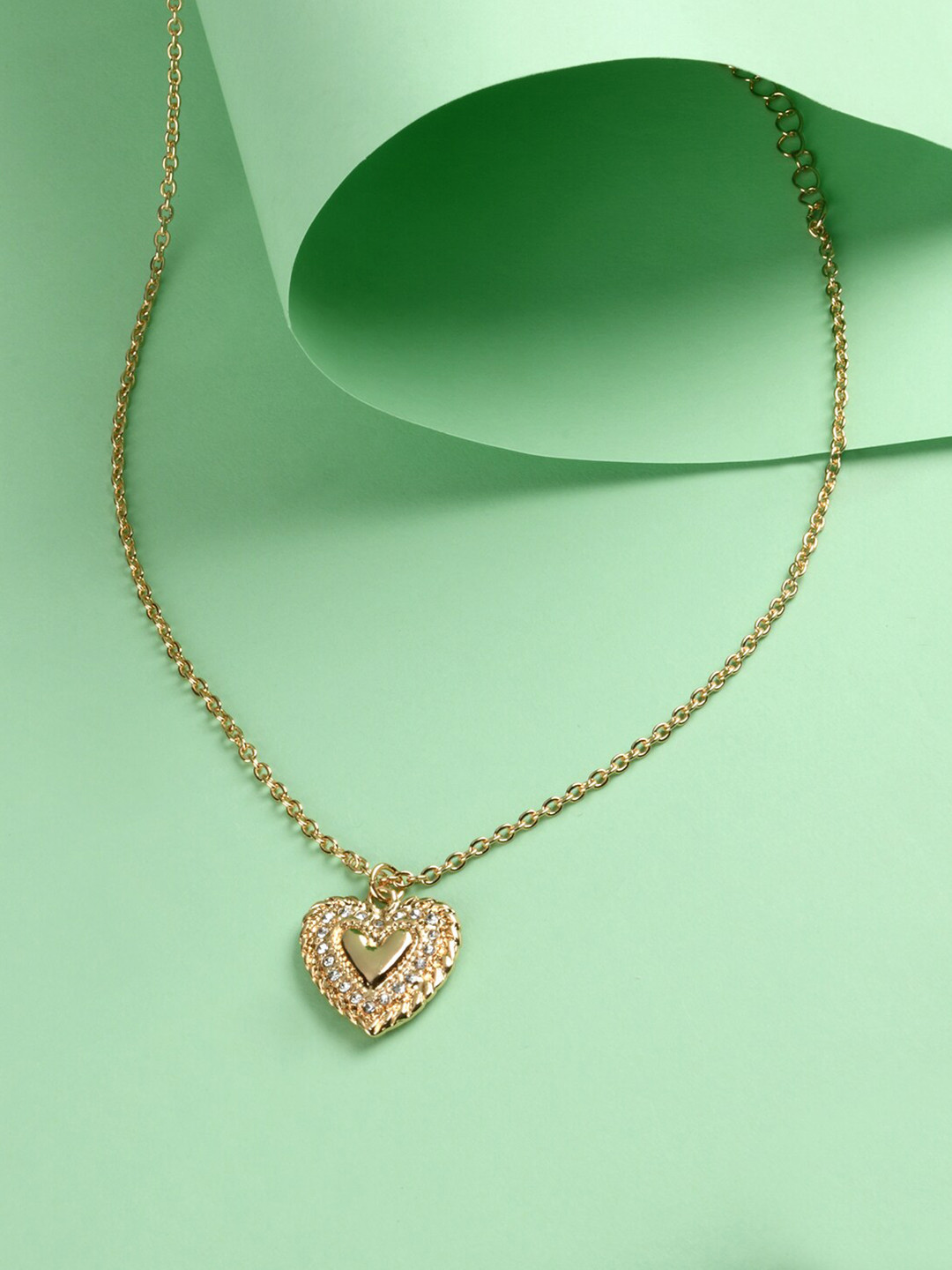 

Accessorize Gold-Toned Crystals Studded Necklace