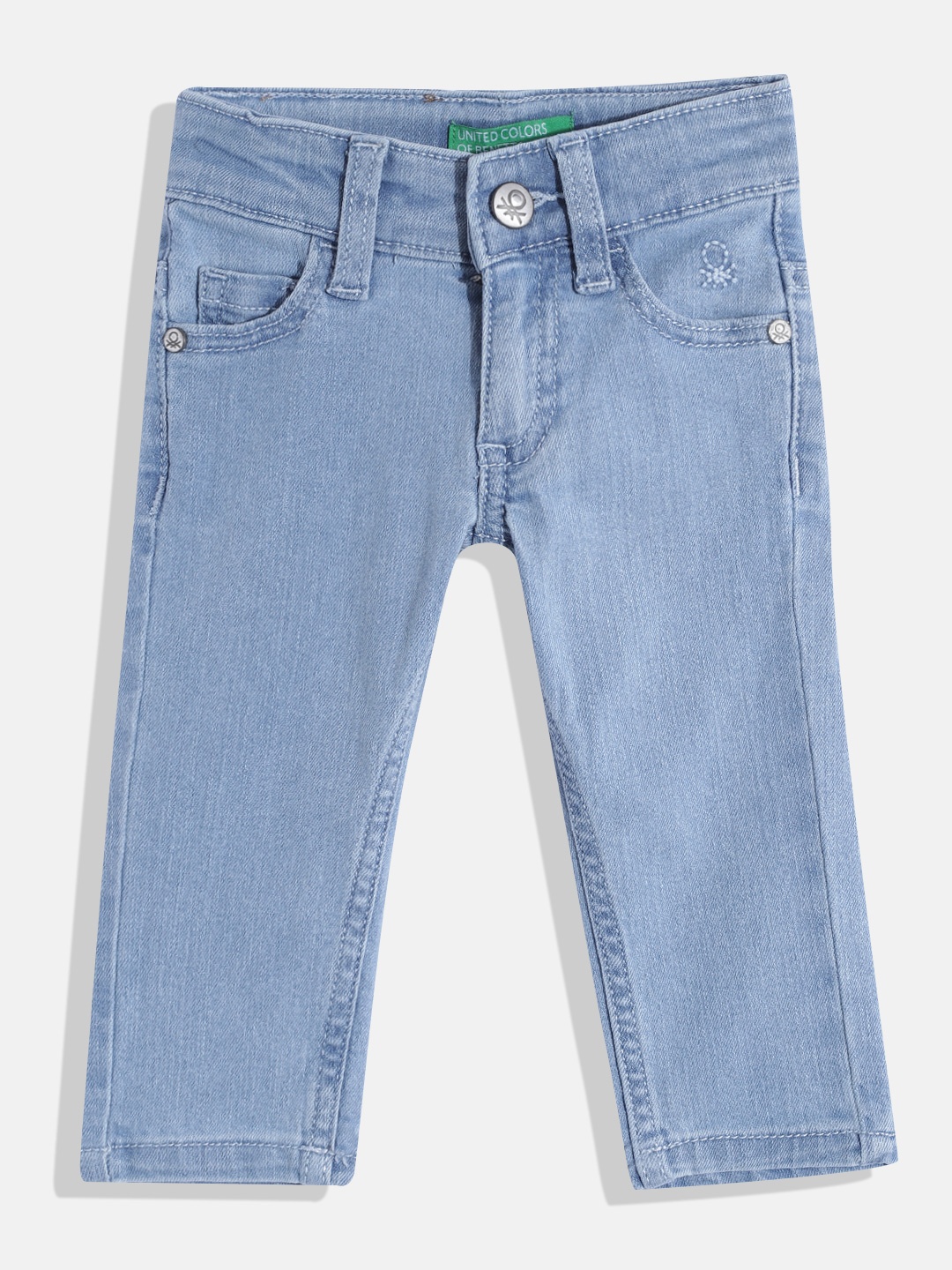

United Colors of Benetton Boys Blue Slim Fit Jeans