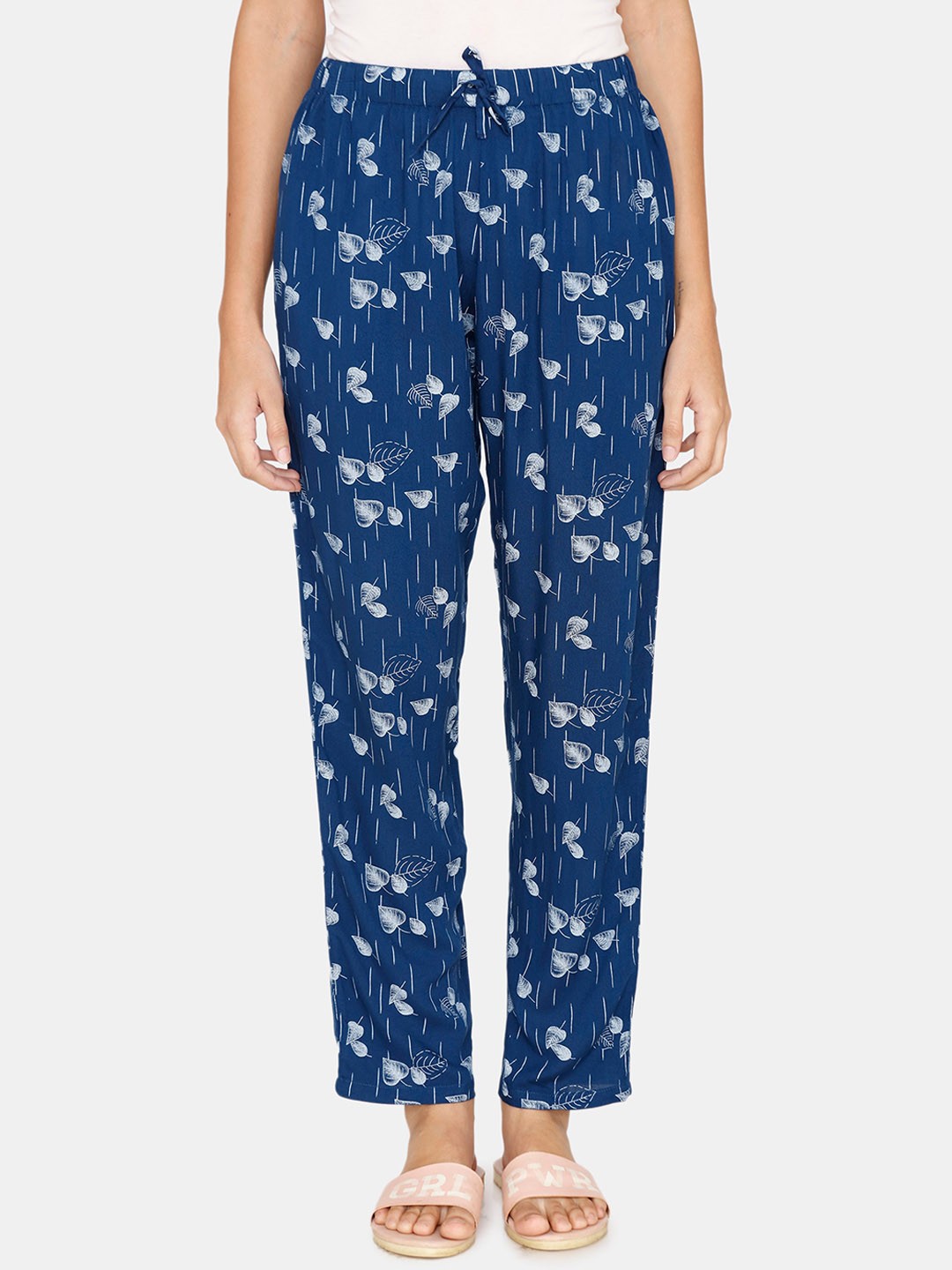

Coucou by Zivame Women Blue Floral Lounge Pants