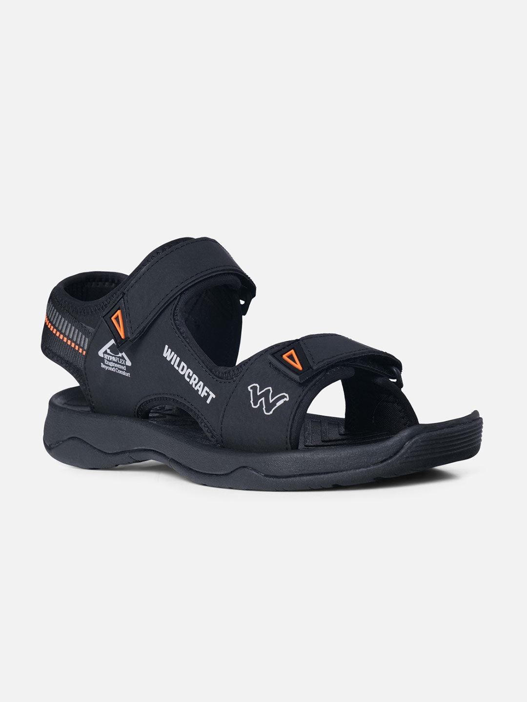 

Wildcraft Men Flex Pro Black & Orange Comfort Sandals