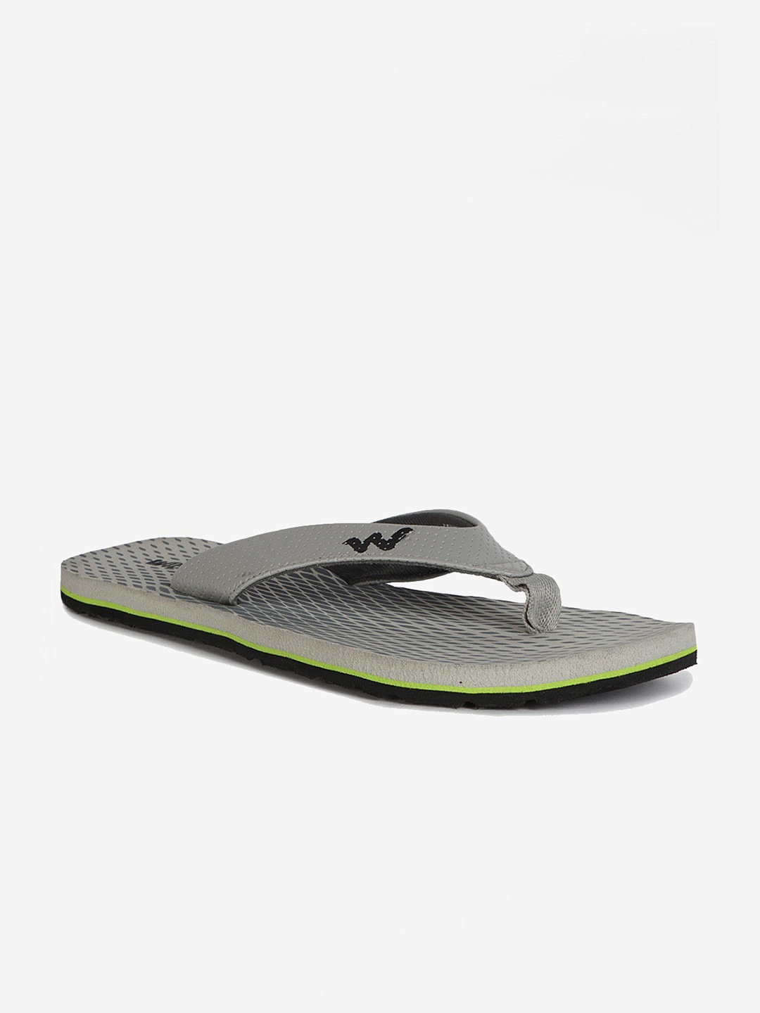 

Wildcraft Men Grey & Black Thong Flip-Flops