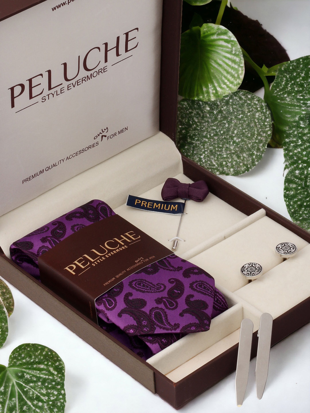 

PELUCHE Men Purple Accessory Gift Set