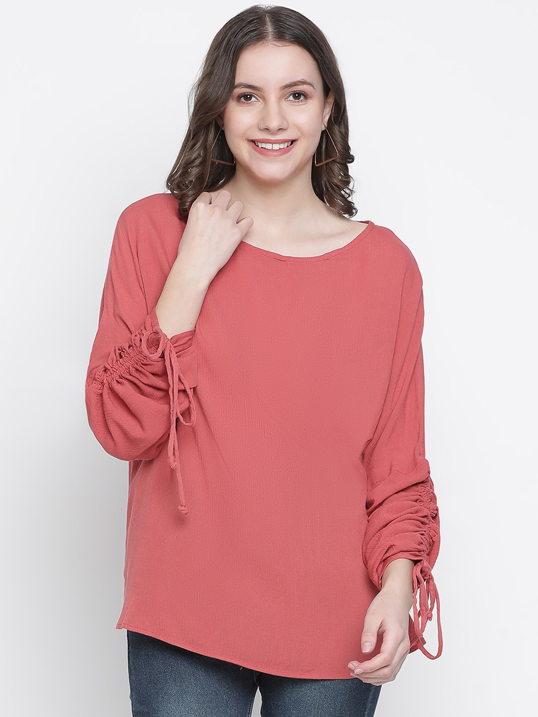 

Oxolloxo Pink Crepe Top