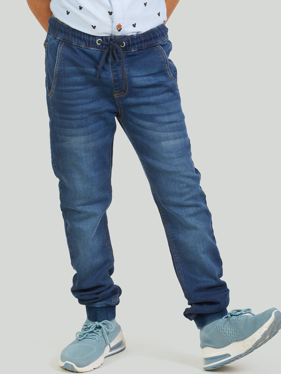 

Zalio Boys Blue Light Fade Jeans