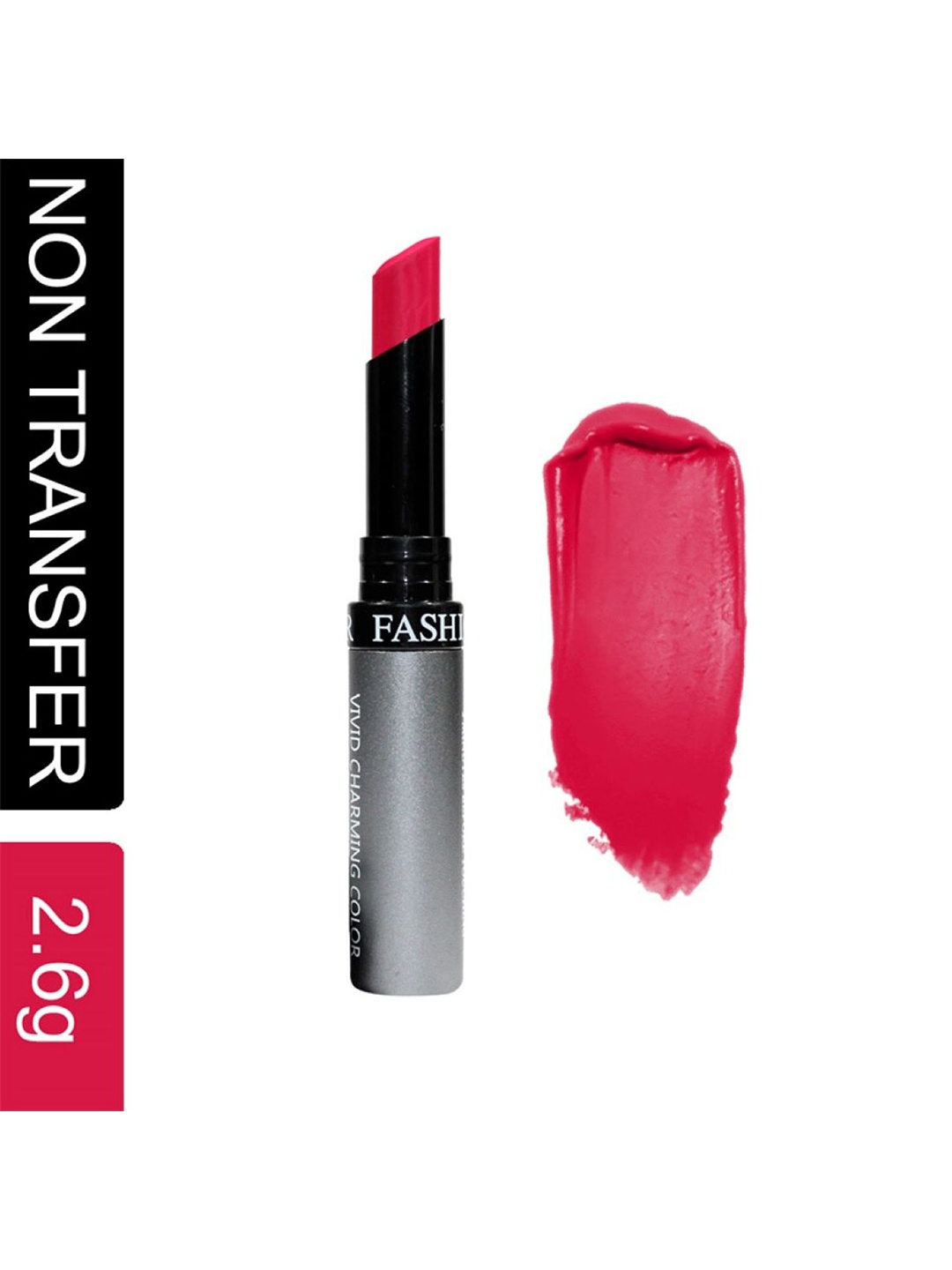 

Fashion Colour Kiss Lip Vivid Charming Color No Transfer Lipstick - Purple Red 68