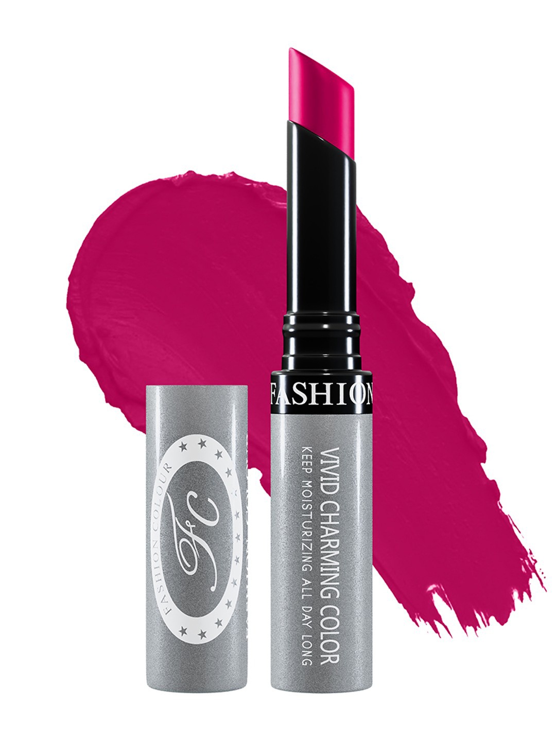 

Fashion Colour Kiss Lip Vivid Charming Color No Transfer Lipstick - Bella 89, Pink