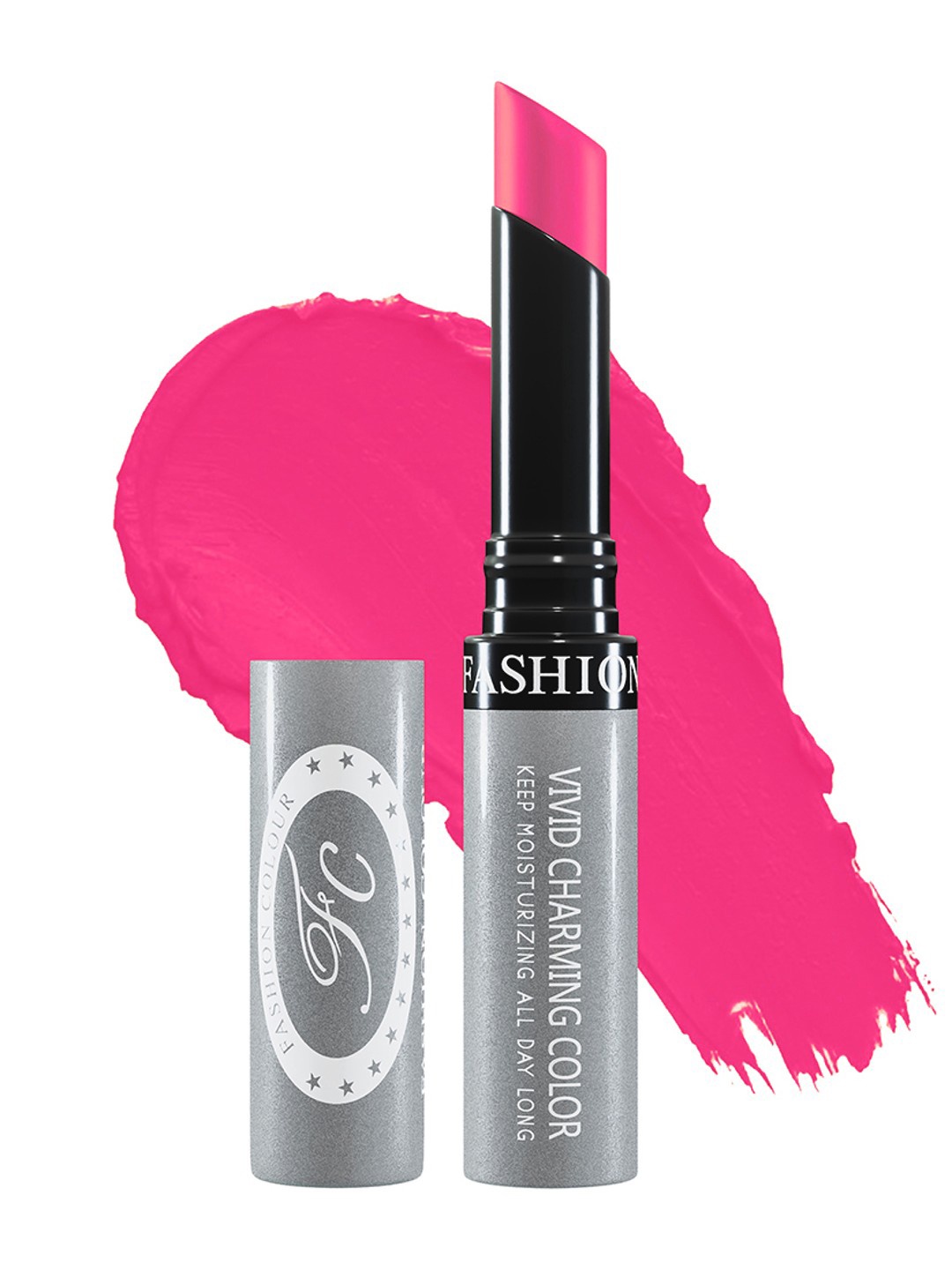 

Fashion Colour Kiss Lip Vivid Charming Color No Transfer Lipstick - Pink 40