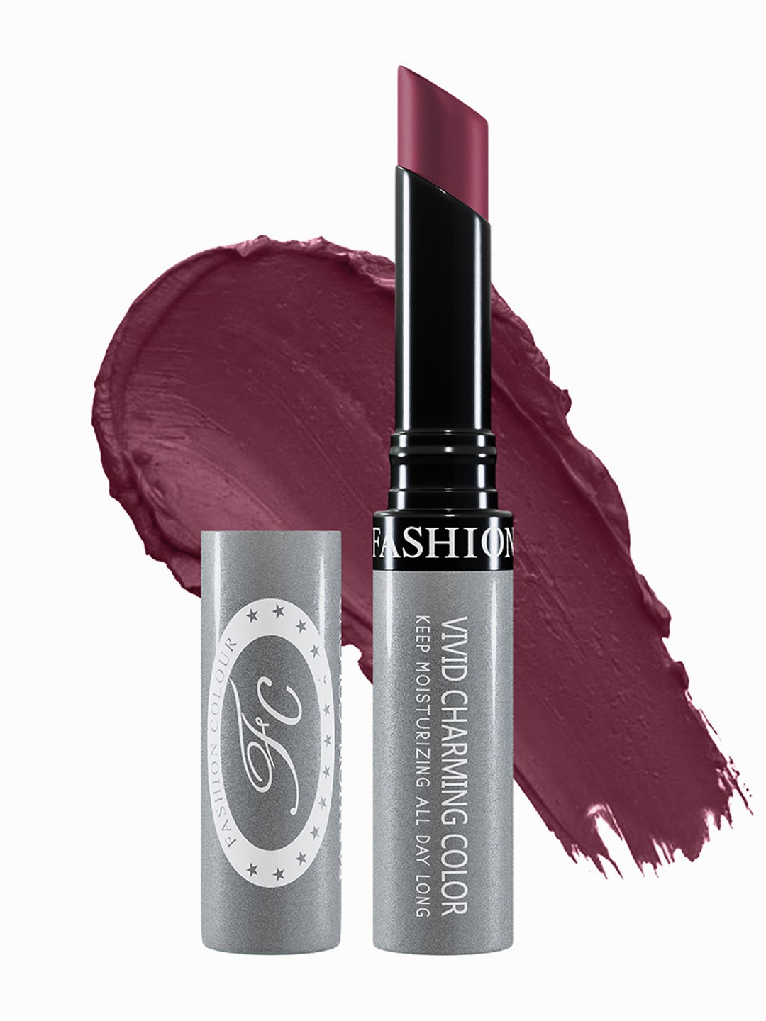 

Fashion Colour Kiss Lip Vivid Charming Color No Transfer Lipstick - Deep Burgundy 27, Pink