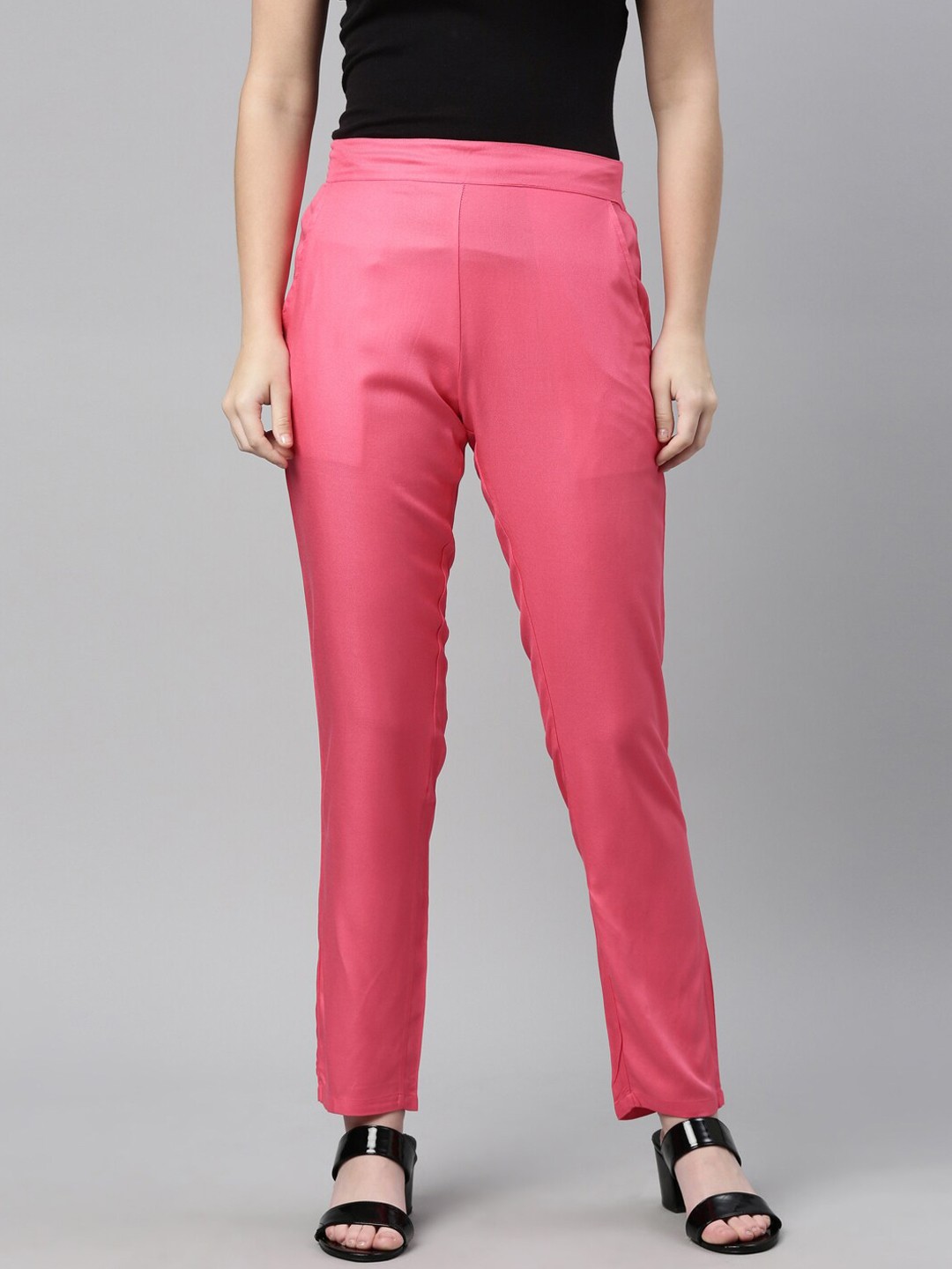 

LAYA Women Rose Pencil Trousers