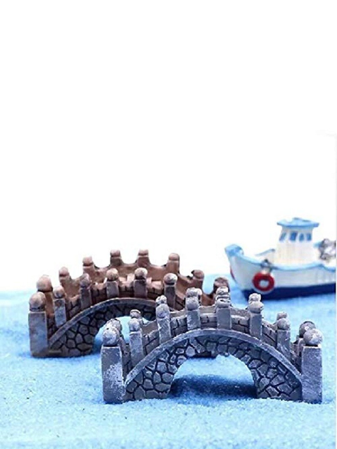 

CHOCOZONE Pack of 4 Bridge Miniatures for Garden Decoration Landscape Decoration, Multi