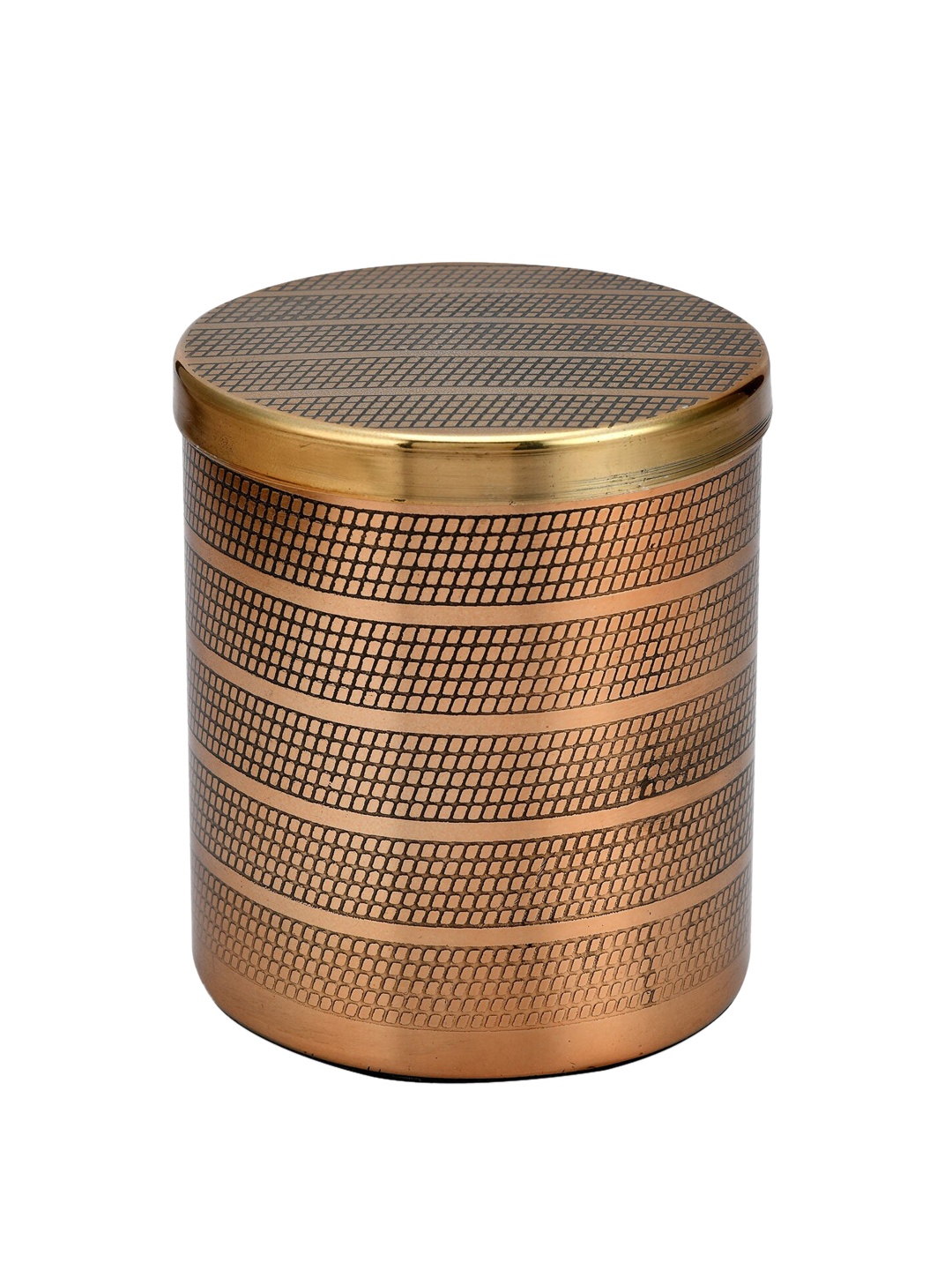 

Athome by Nilkamal Antique Gold Metal Utility Box