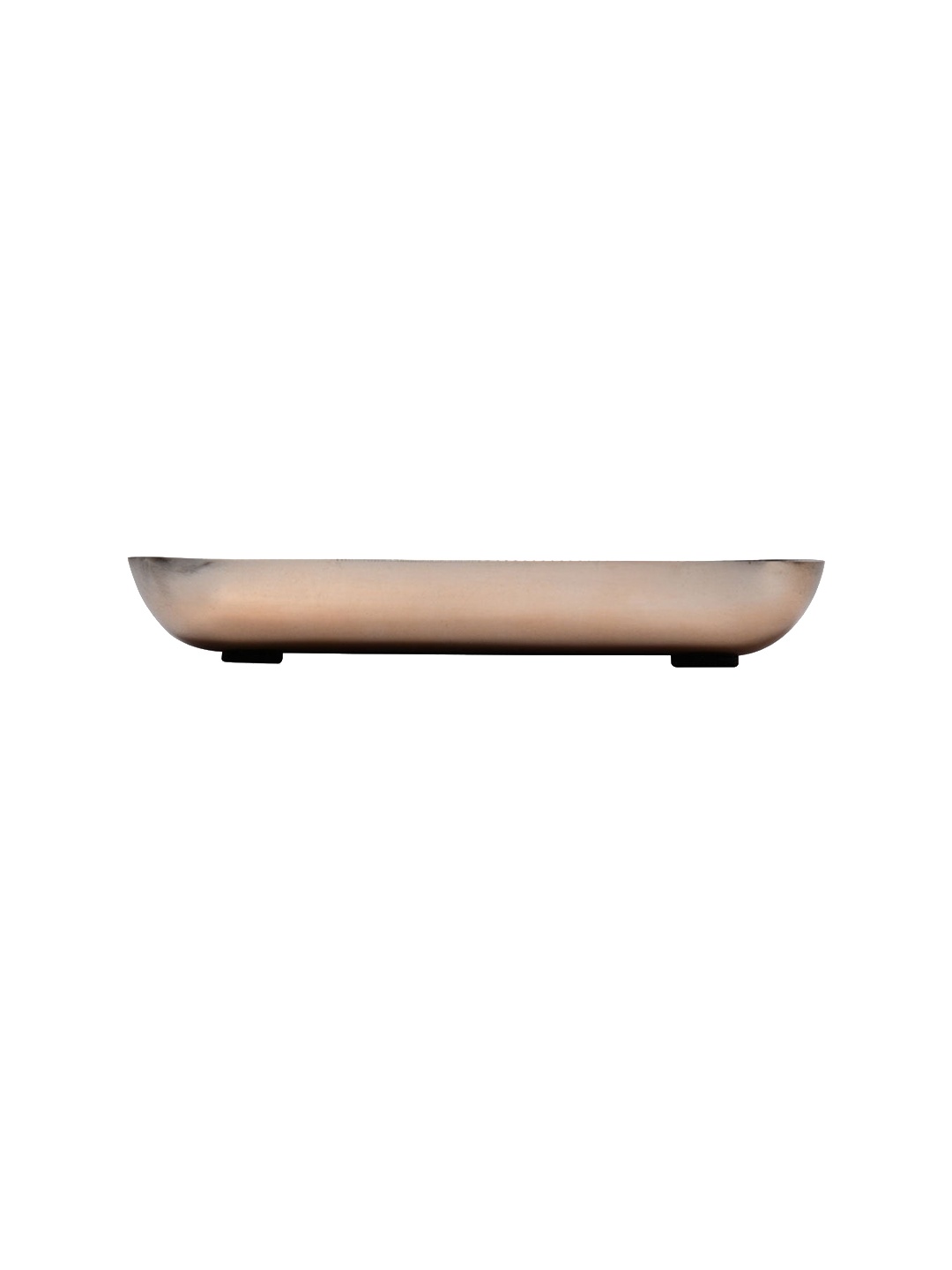 

Athome by Nilkamal Gold-Toned Stripe Metal Soap Dish